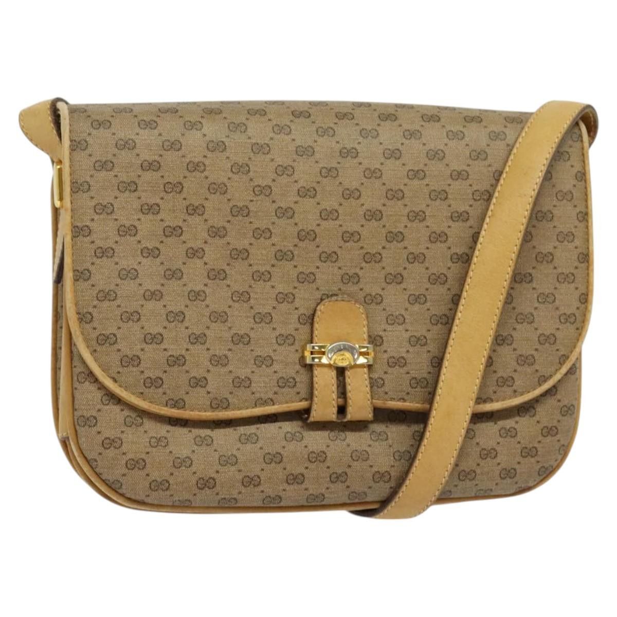 Gucci GUCCI Micro GG Supreme Shoulder Bag Pvc Leather Beige 001 Size ONE SIZE - 1 Thumbnail