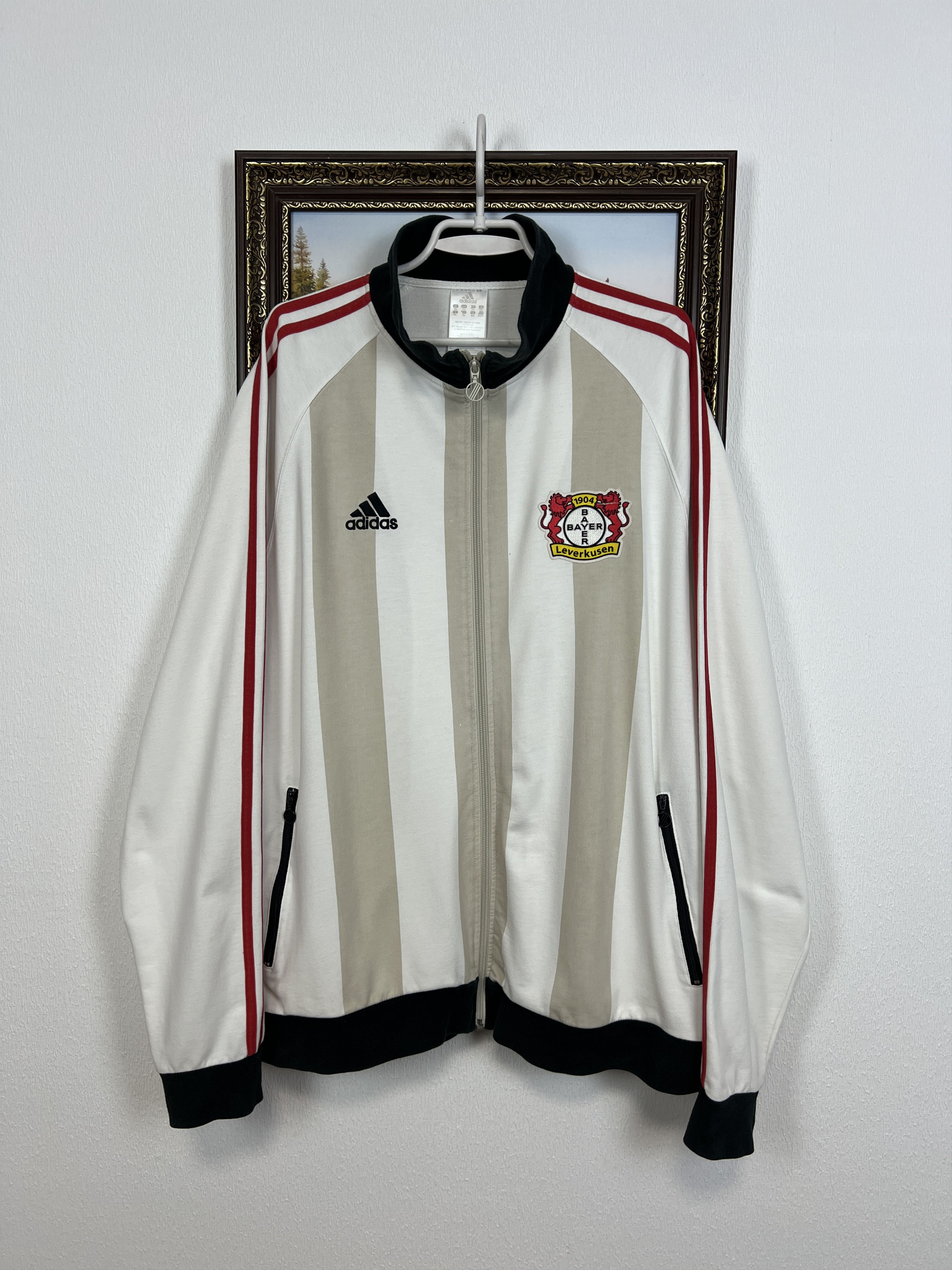 Vintage Adidas Bayer 04 Leverkusen Football Jacket Soccer