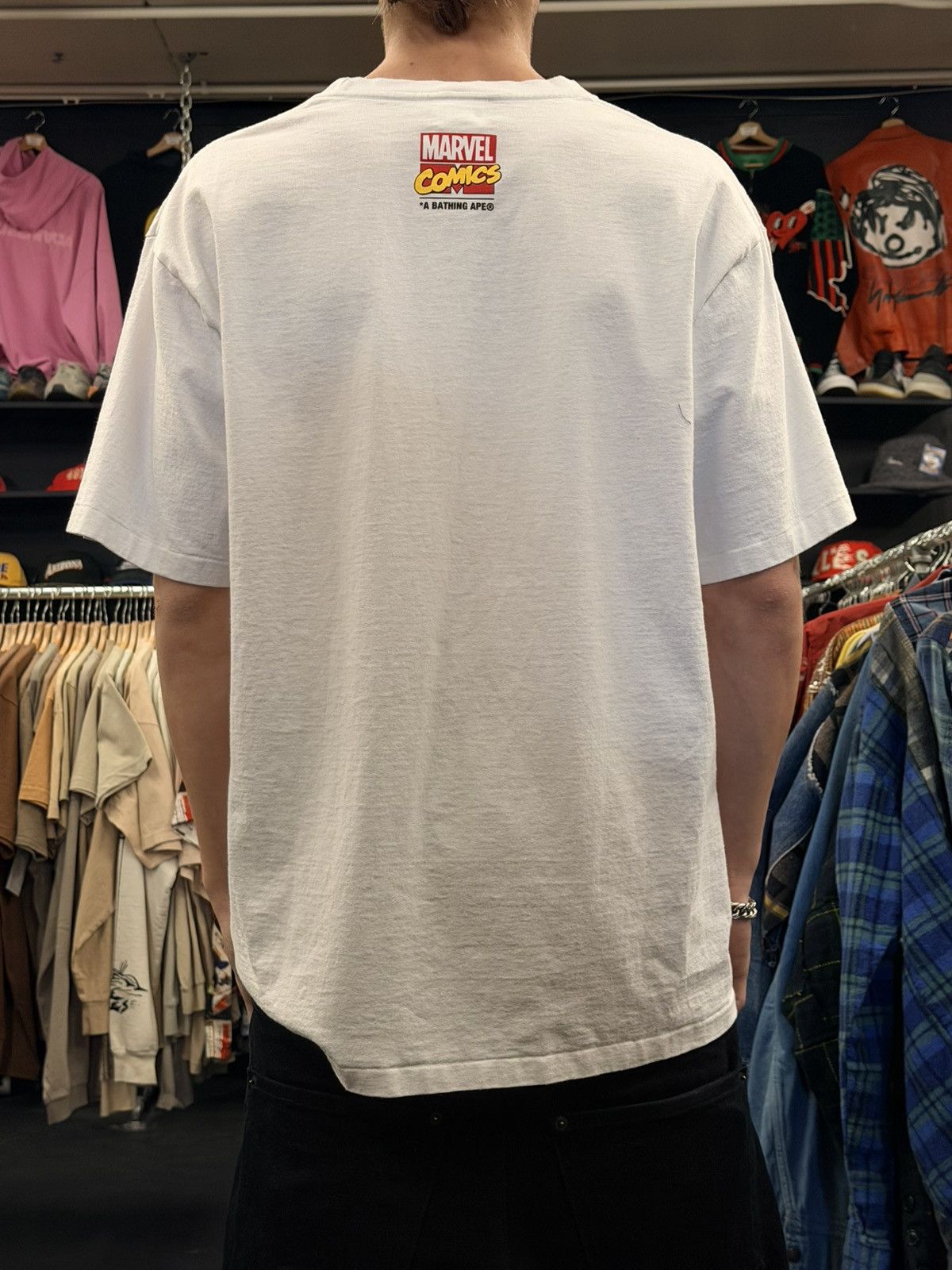 Bape Bape Marvel T-Shirt Size US XL / EU 56 / 4 - 2 Thumbnail