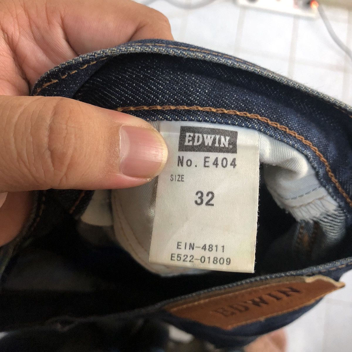 Edwin Edwin Blue faded Denim Pants #A1416 Size US 32 / EU 48 - 21 Thumbnail