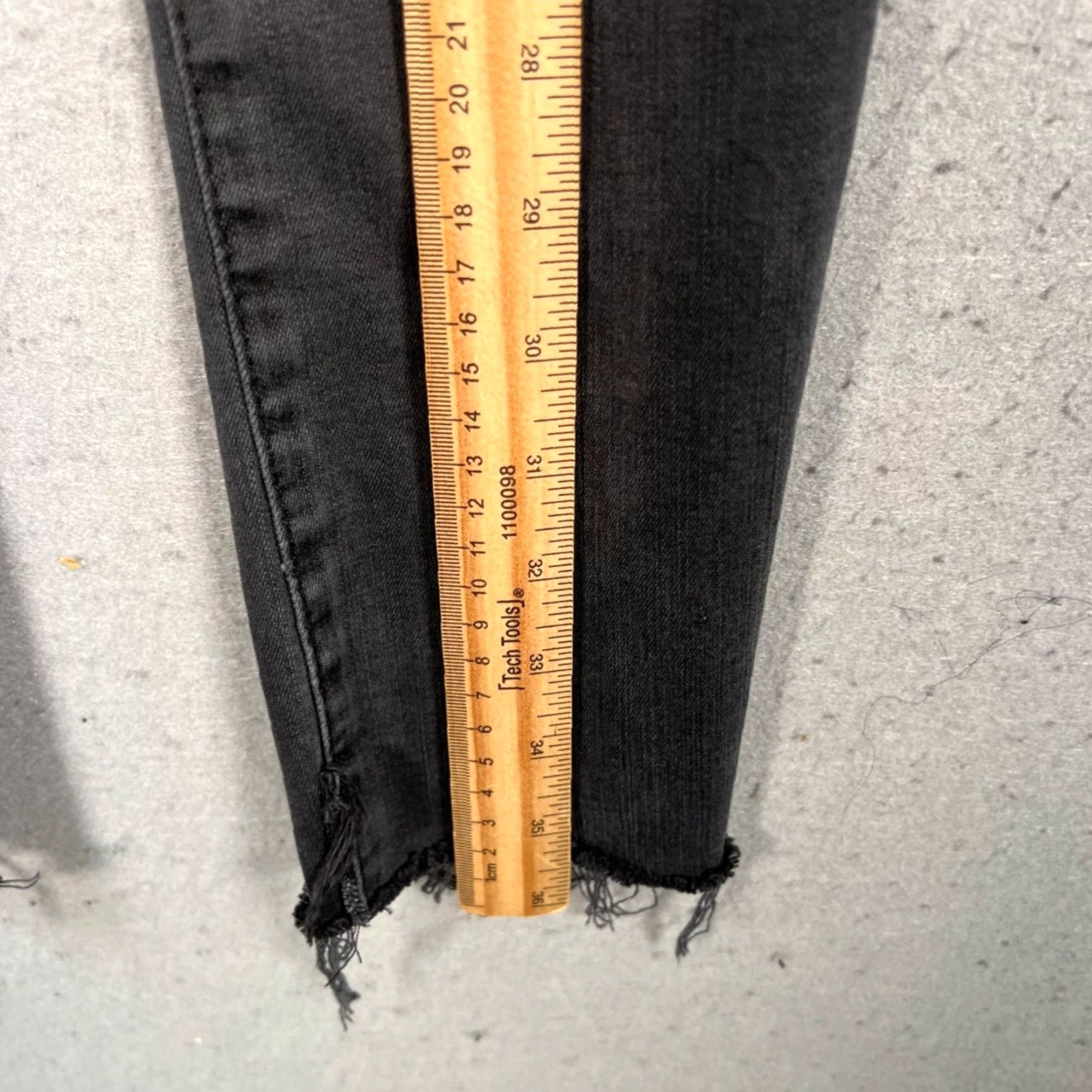 Frame FRAME Jeans Bootcut 5-Pocket Denim Gray Cotton Blend Size 23 Womens Size 40" / US 18 - 7 Thumbnail