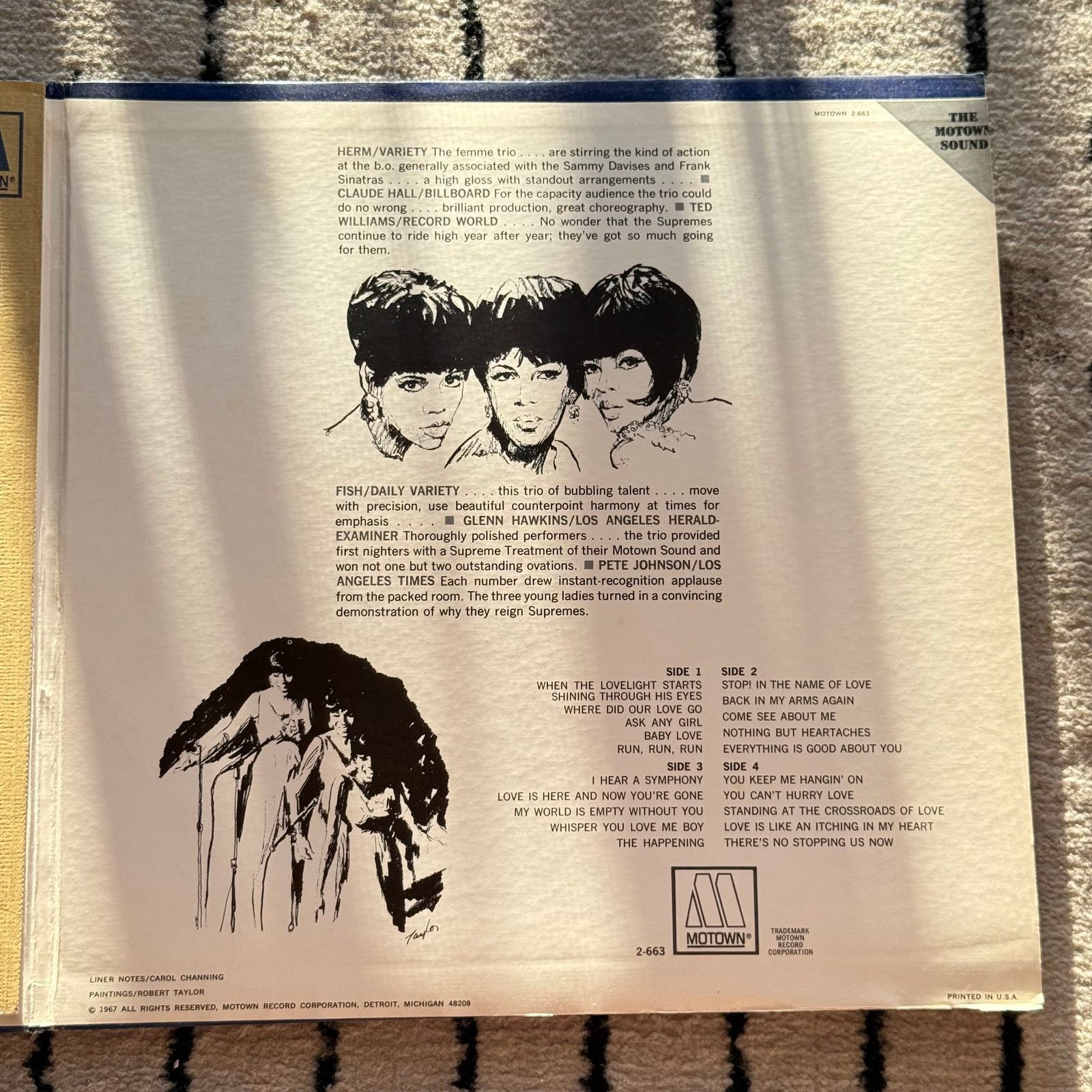 Vintage Vtg Diana Ross Supremes 2-663 1967 Rockaway w Prints VG+ Size ONE SIZE - 5 Thumbnail