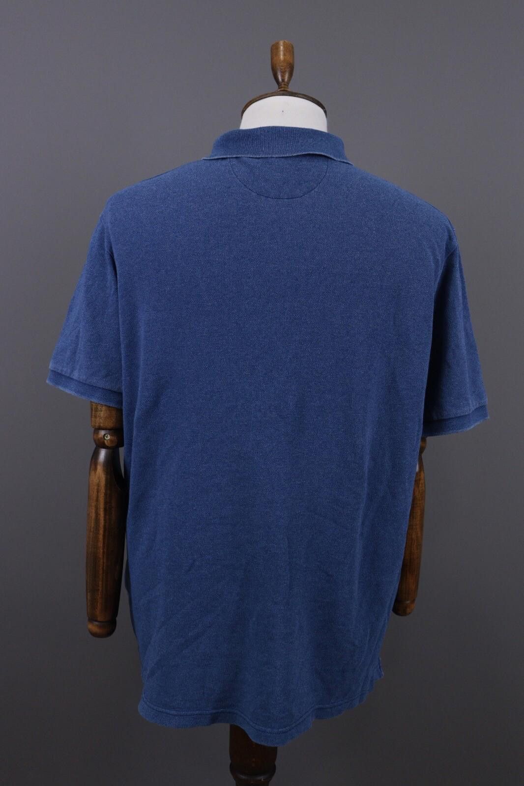 Designer Hackett London Classic Fit Blue Polo Shirt Size XL Size US XL / EU 56 / 4 - 8 Thumbnail