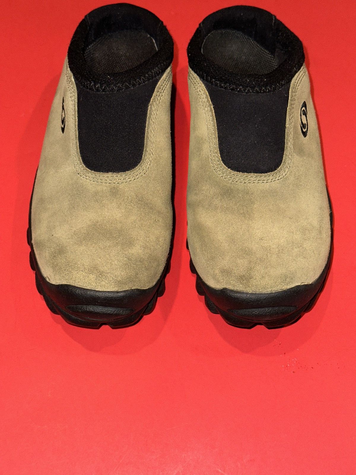 Salomon Y2K Salomon Women’s Snow Clog Olive Suede Mule Contagrip 6 Size US 6 / IT 36 - 2 Thumbnail