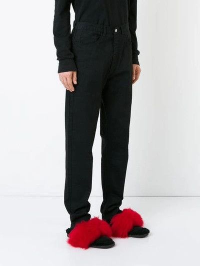 EX INFINITAS EX INFINITAS RELAXED TAPERED COATED NAVY JEANS. SZ 26 Size US 26 / EU 42 - 1 Thumbnail