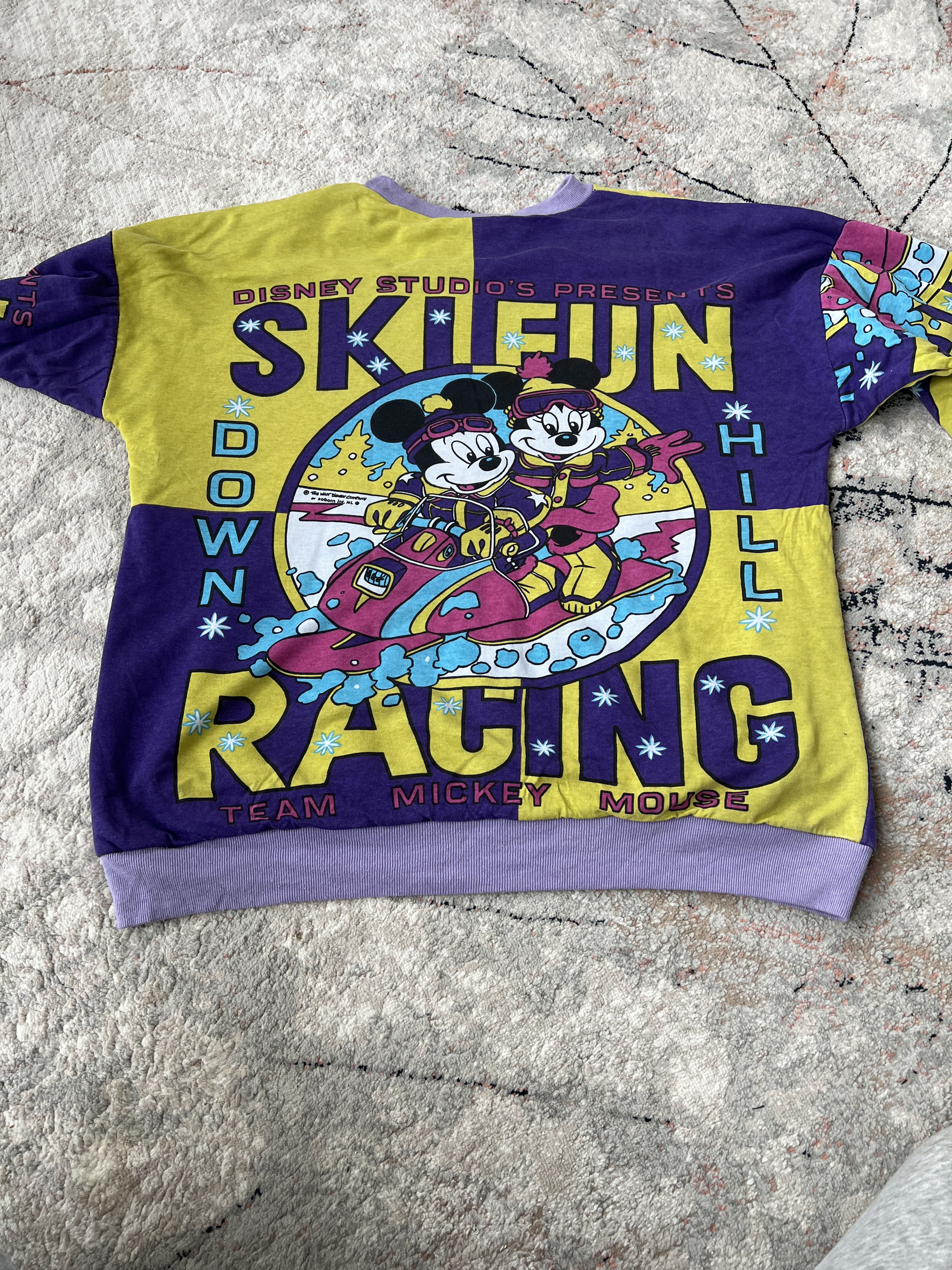 Disney Rare Disney Ski Fun Racing Mickey Mouse Vintage Size US L / EU 52-54 / 3 - 3 Thumbnail