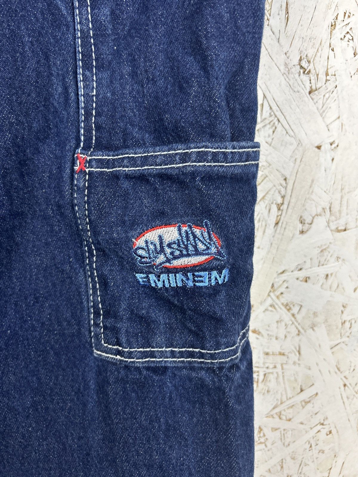 Eminem 90s Vintage Slim Shady Eminem Collection Rap Baggy Jeans 32 Size US 32 / EU 48 - 3 Thumbnail