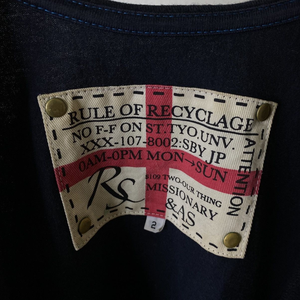 If Six Was Nine JapanBrand Seditionaries Missionary Cyber Gothic Punk Grunge Size US S / EU 44-46 / 1 - 4 Thumbnail