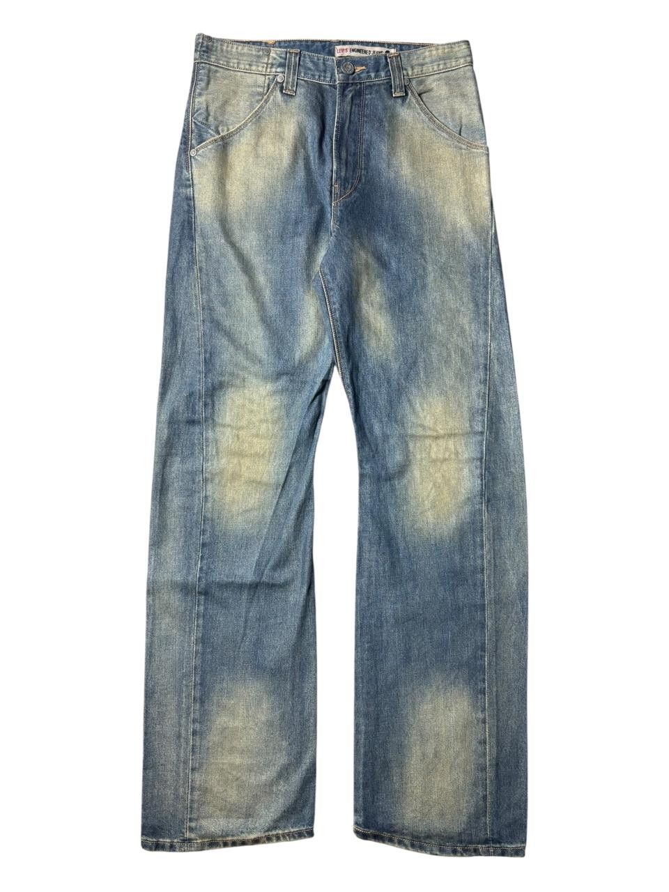 Levi's 2000s Levis Engineered Twisted Mud-Washed Jeans Size US 30 / EU 46 - 1 Thumbnail