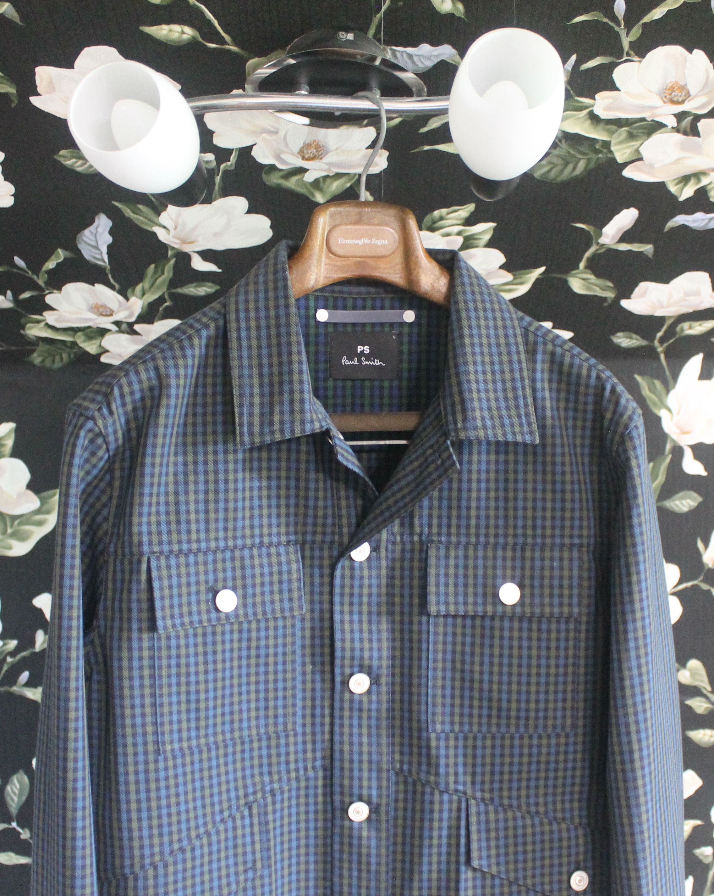 Paul Smith Paul Smith Trucker Checked Jacket Size US L / EU 52-54 / 3 - 2 Thumbnail