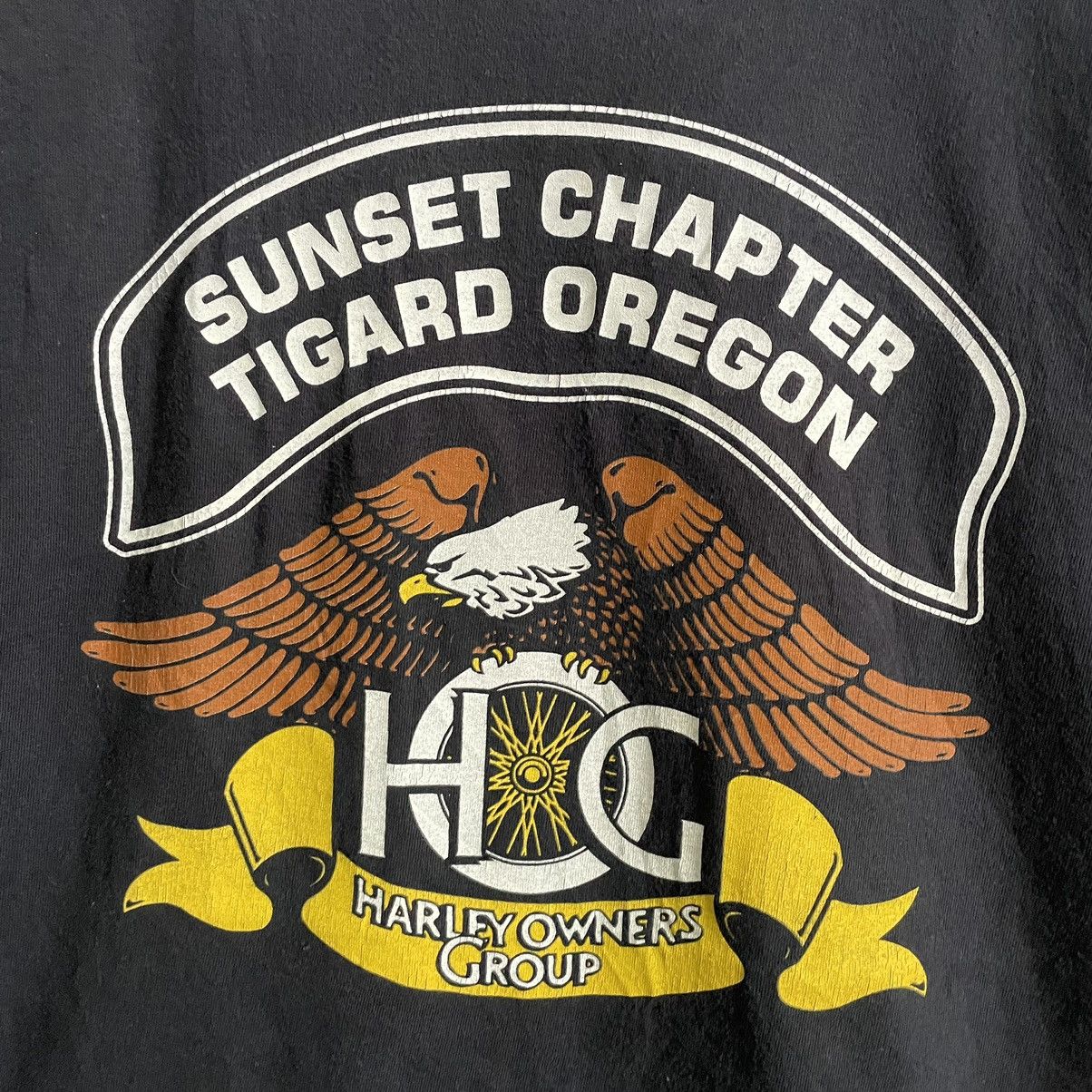Harley Davidson × Vintage Vintage Harley Davidson Owner Group Tshirt Size US L / EU 52-54 / 3 - 4 Thumbnail