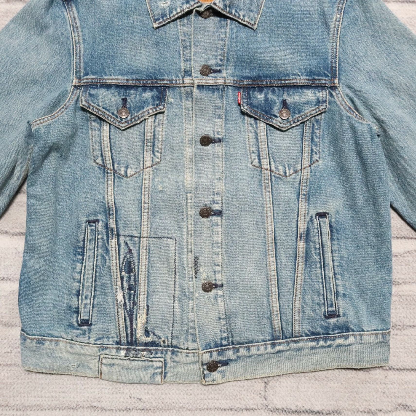 Levi's Levi's Denim Trucker Jacket Type 3 / Jeans Jacket - Light Wash - Size M - Men - Regular - New Sample Size US 31 - 7 Thumbnail