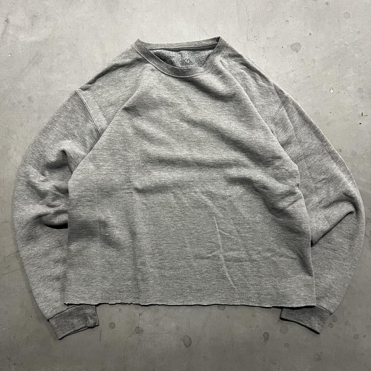 Vintage Crazy Vintage Y2K/2000s Blank Grey Sweatshirt! Size US M / EU 48-50 / 2 - 1 Thumbnail