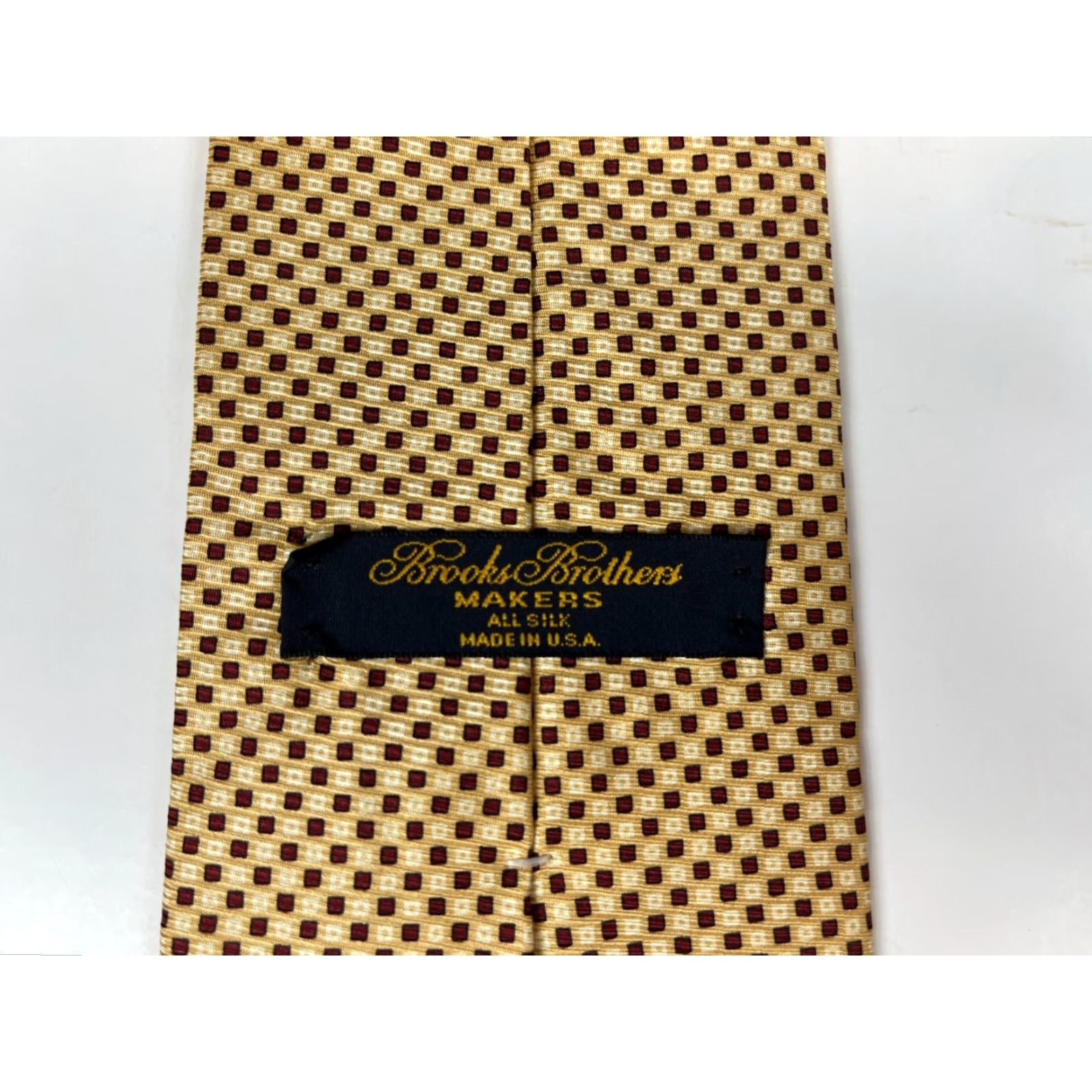 Brooks Brothers Brooks Brothers Makers Silk Tie Check Men’s Silk Tie Yellow 56" Wide Pre-owned in great condition 3.75" USA Mens Silk Tie Size ONE SIZE - 7 Thumbnail