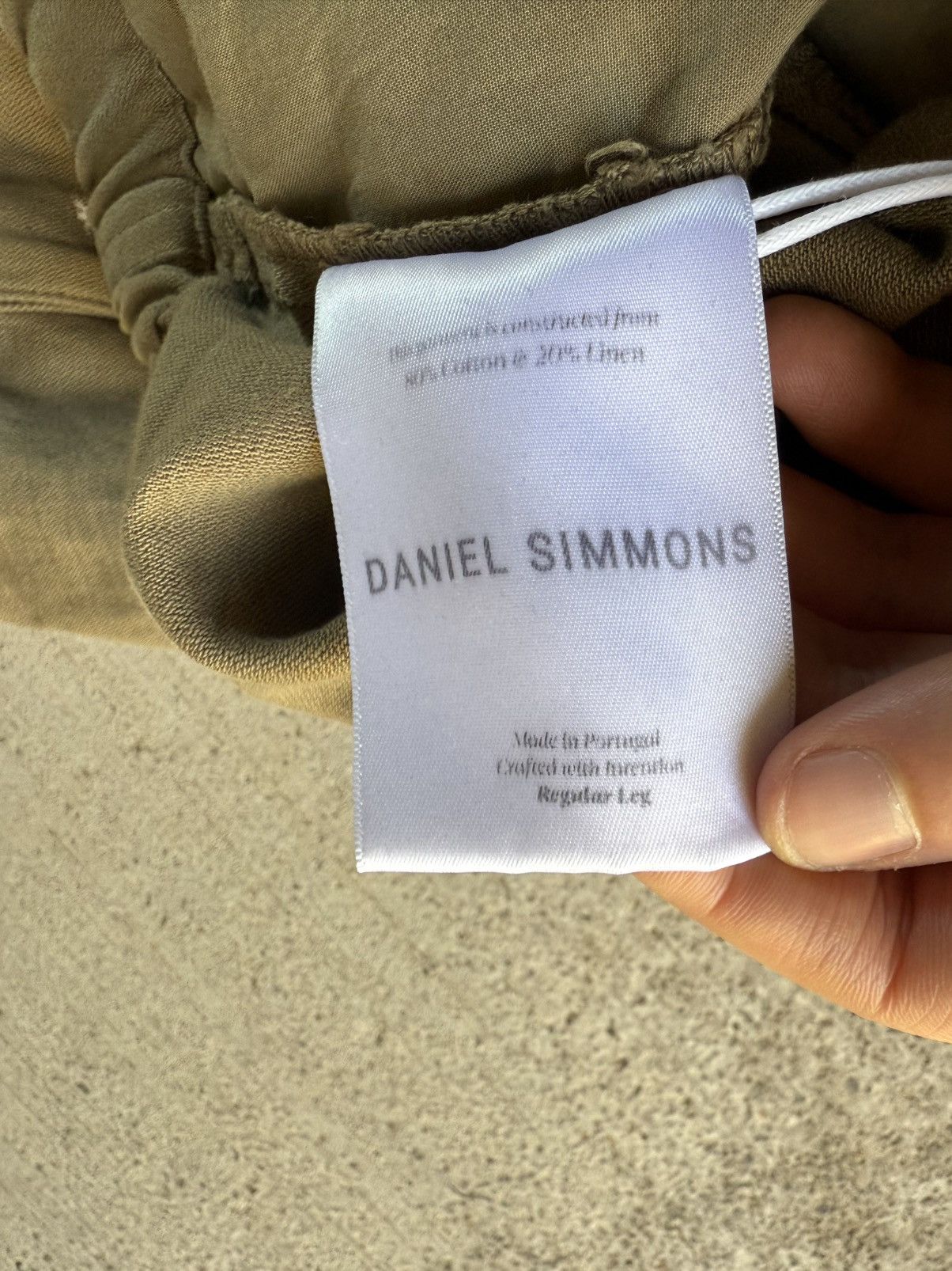 Daniel Simmons Lightweight cargo pants - painted moss green - XS regular Size US 30 / EU 46 - 8 Thumbnail