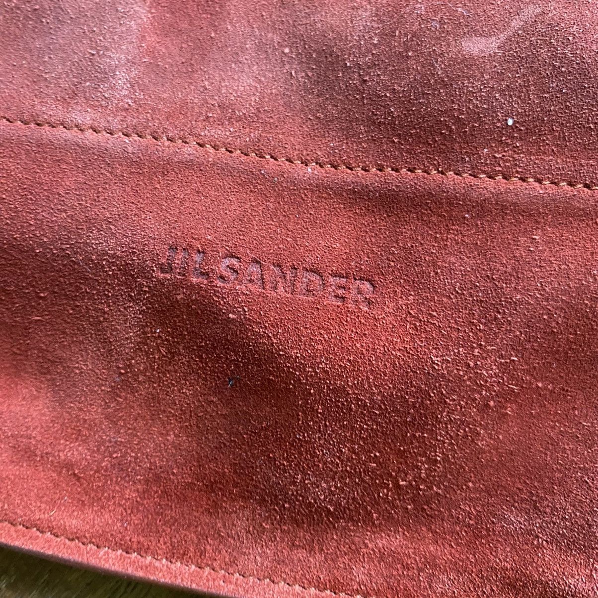 Jil Sander JIL SANDER Red Suede Shoulder Bag Size ONE SIZE - 5 Thumbnail