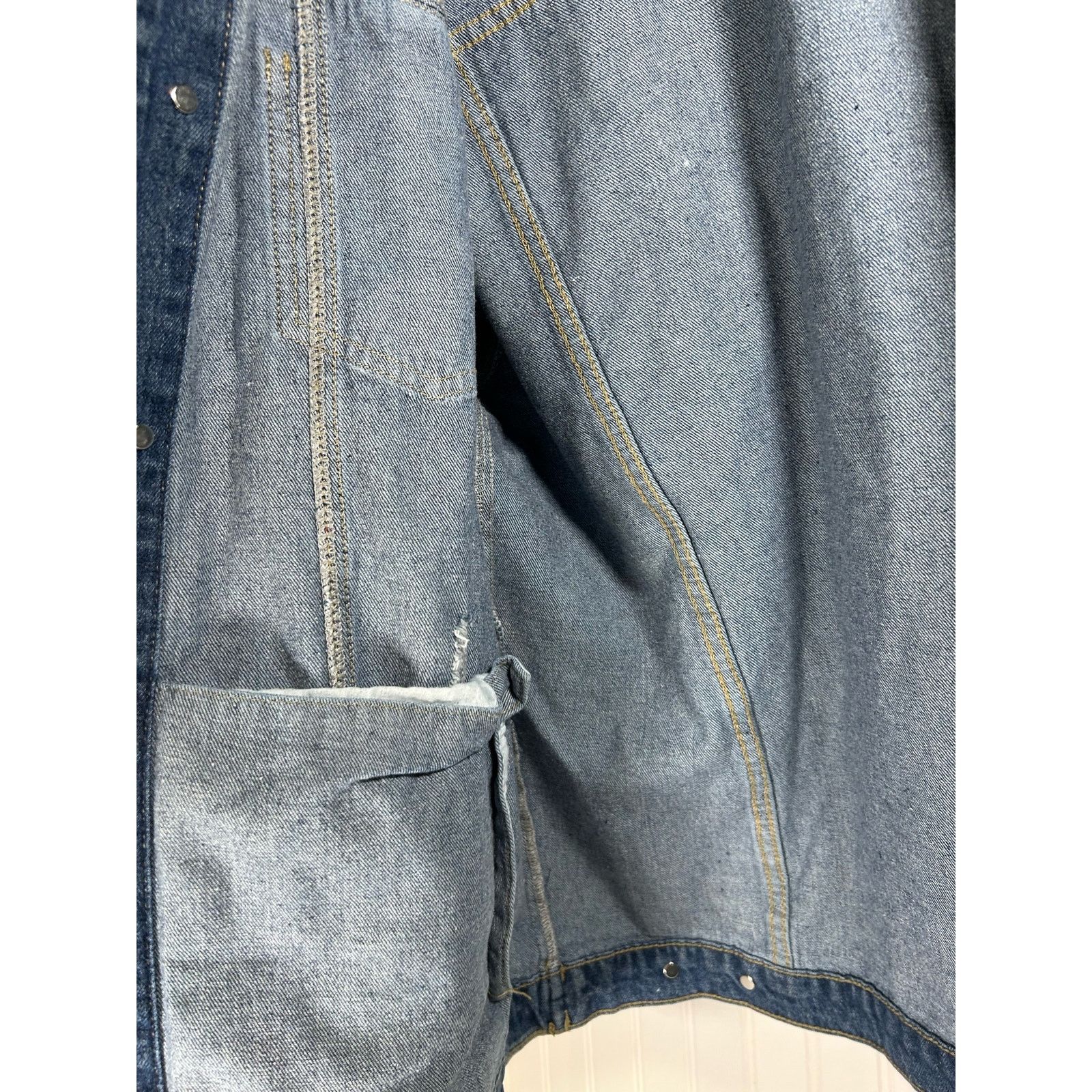 Other Victorious Men's Denim Jacket Removable Hood Size XL Size US XL / EU 56 / 4 - 7 Thumbnail