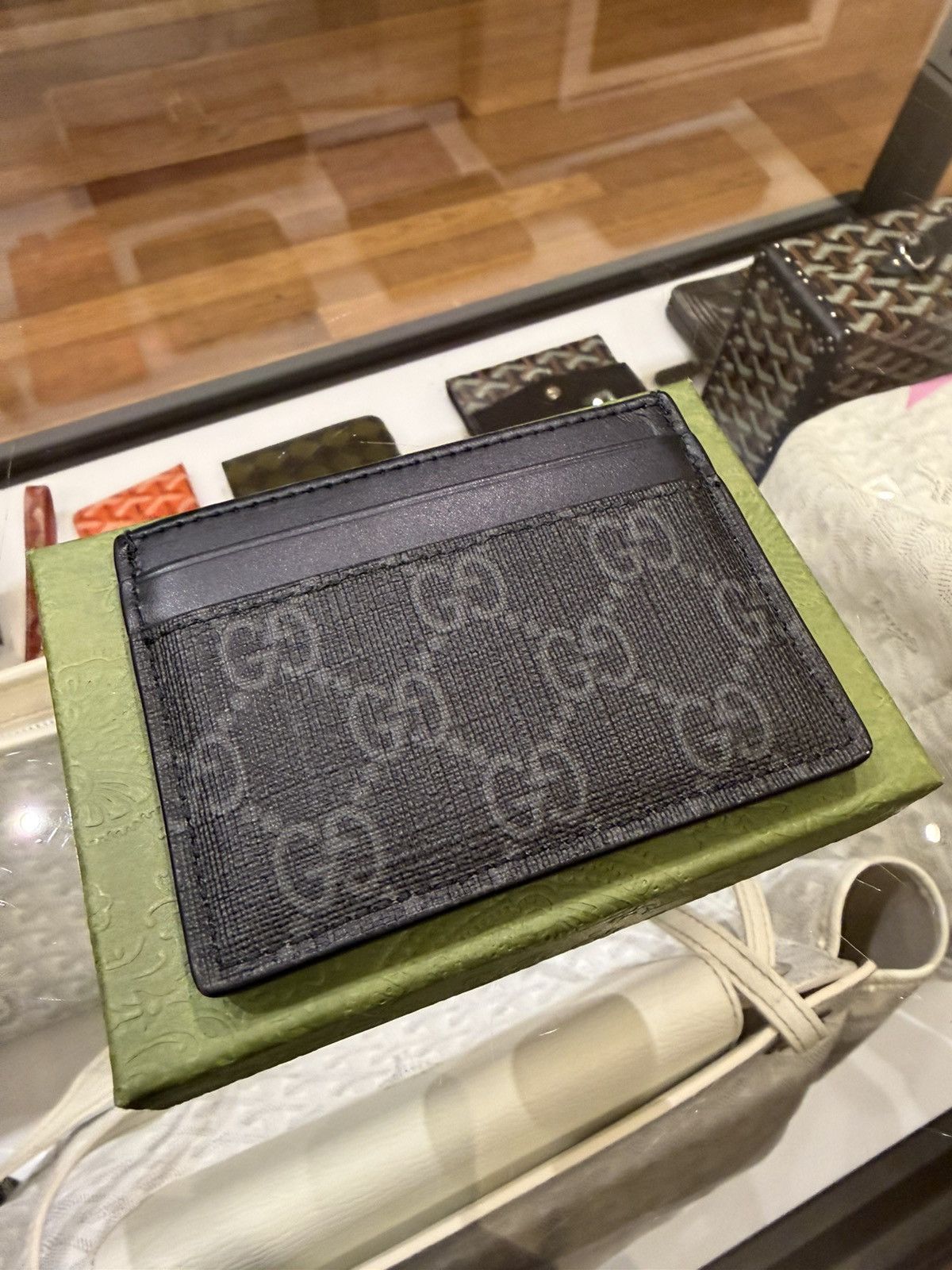 Gucci Gucci KingSnake GG Print Card Holder Size ONE SIZE - 2 Thumbnail