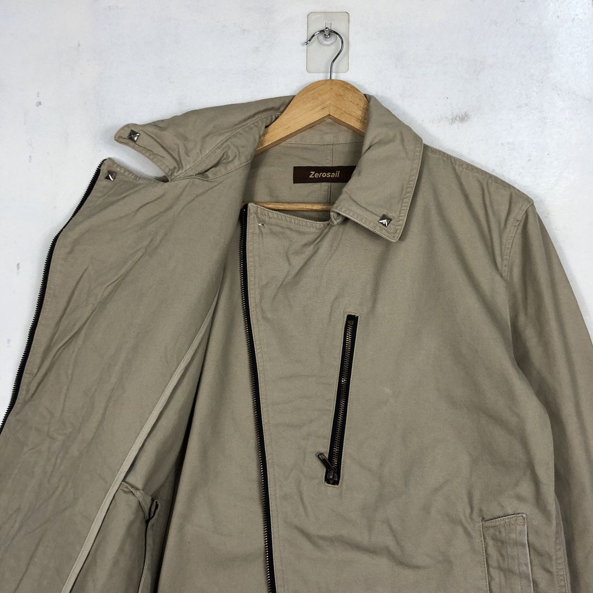 If Six Was Nine × Japanese Brand × Le Grande Bleu (L.G.B.) Zerosail Bikers Double Collar Jackets Size US M / EU 48-50 / 2 - 10 Thumbnail