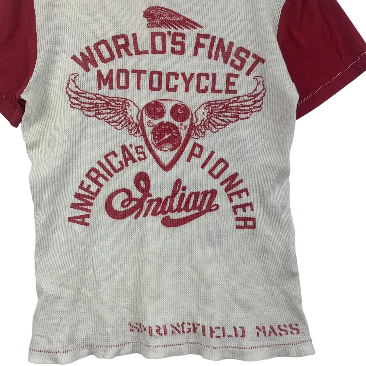 Vintage Vintage INDIAN MOTORCYCLE America’s Pioneer Tee Shirt Top Size US L / EU 52-54 / 3 - 5 Thumbnail