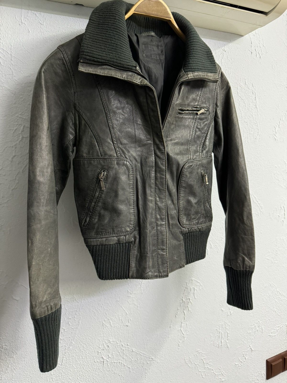 Hedi Slimane Vintage 00s Bomber Soft Leather Jacket Size US M / EU 48-50 / 2 - 5 Thumbnail