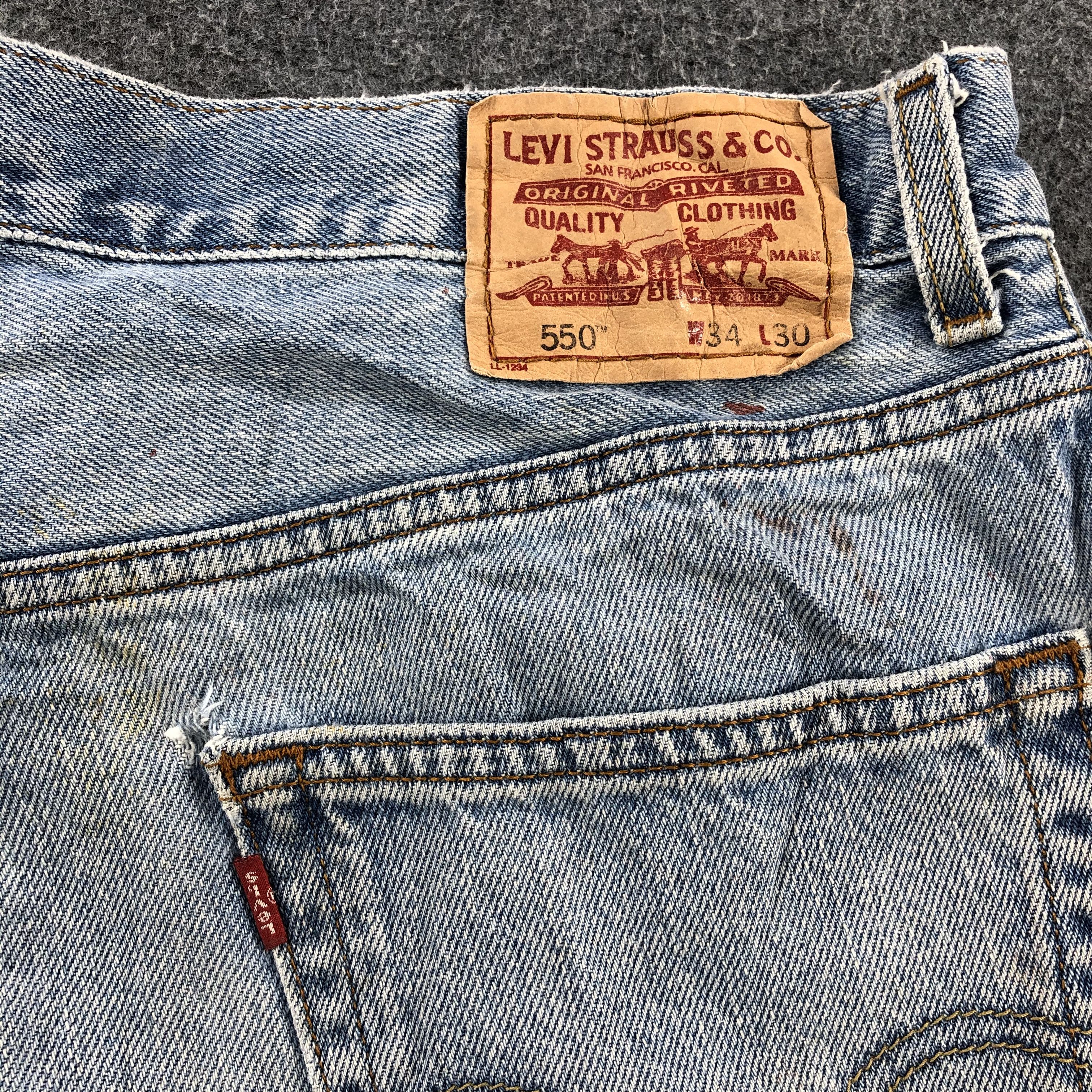 Levi's Vintage Levis 550 Relaxed Fit Jeans-J1026 Size US 34 / EU 50 - 5 Thumbnail