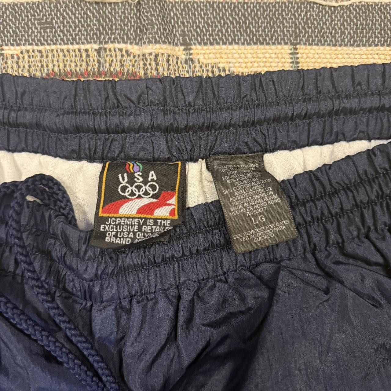 JCPenney Vintage 90s JC Penny USA Olympic cuffed Trackpants Size US 34 / EU 50 - 2 Thumbnail