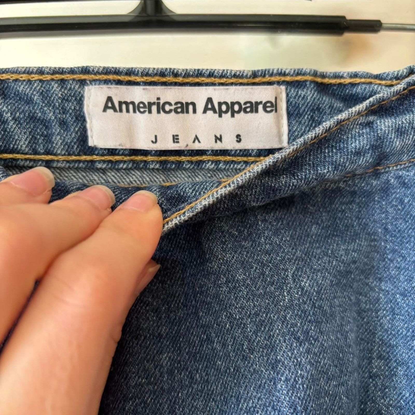 American Apparel American Apparel Denim Circle Skirt Small Cotton Tumblr Girl Size 24" / US 00 / IT 34 - 5 Thumbnail