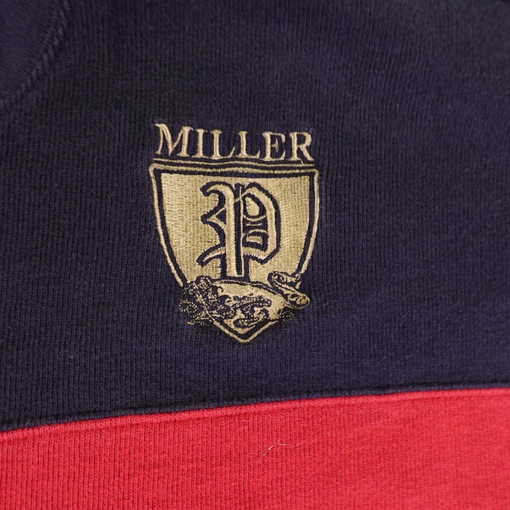 Vintage Vintage P Miller Sweater Mens XXL Red Blue Master P Short Sleeve Rap Hip Hop Y2K Size US XXL / EU 58 / 5 - 3 Thumbnail