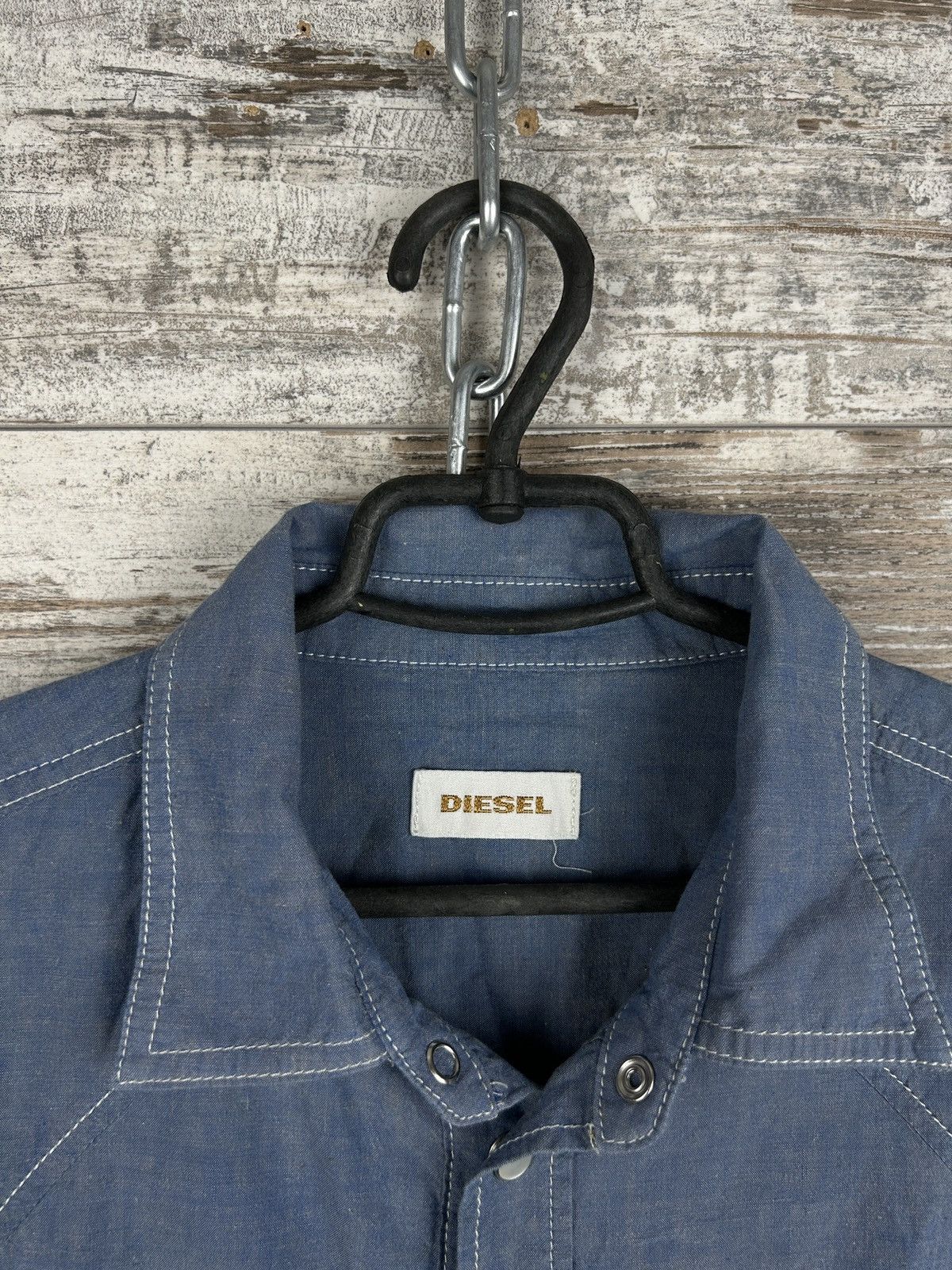 Diesel Mens Vintage Diesel Shirts button up streetwear luxury y2k Size US XL / EU 56 / 4 - 5 Thumbnail