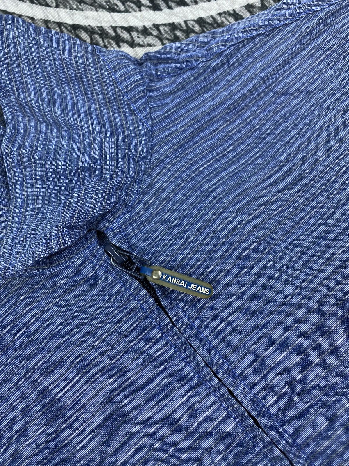 Kansai Yamamoto Vintage Kansai Jeans Shortsleeve Cotton Zipper Jacket Size US M / EU 48-50 / 2 - 9 Thumbnail