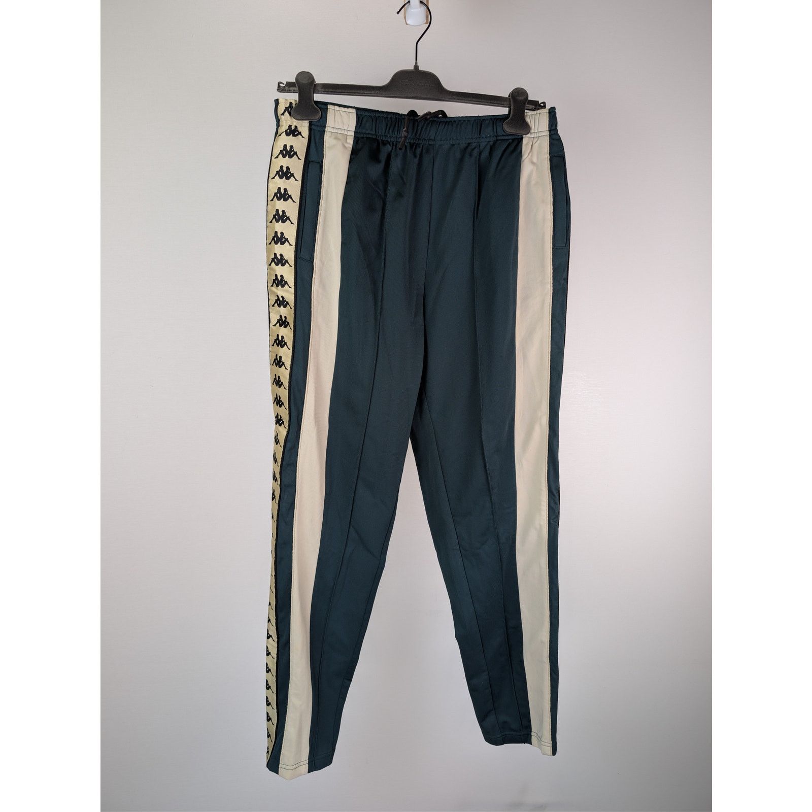 Kappa o1rshd1 Trousers / Sweatpants in Green/Beige Size US 34 / EU 50 - 2 Thumbnail