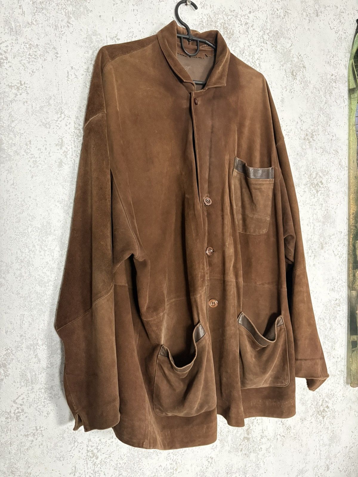 Yves Saint Laurent Yves Saint Laurent Archive 80s Suede Work Jacket YSL Vintage Size US XL / EU 56 / 4 - 3 Thumbnail