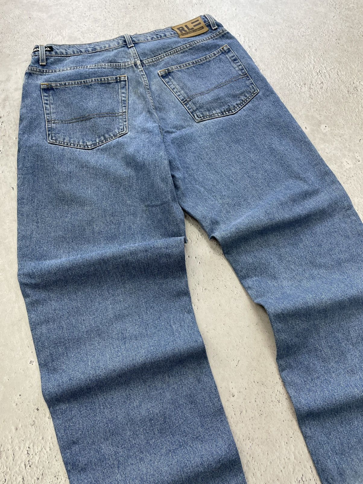 Polo Ralph Lauren Polo Ralph Lauren Denim baggy pants retro style Size US 34 / EU 50 - 11 Thumbnail