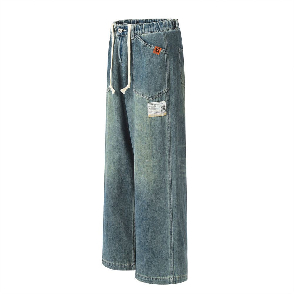 Japanese Brand × Jean American style retro casual straight washed gradient jeans Size US 32 / EU 48 - 2 Thumbnail
