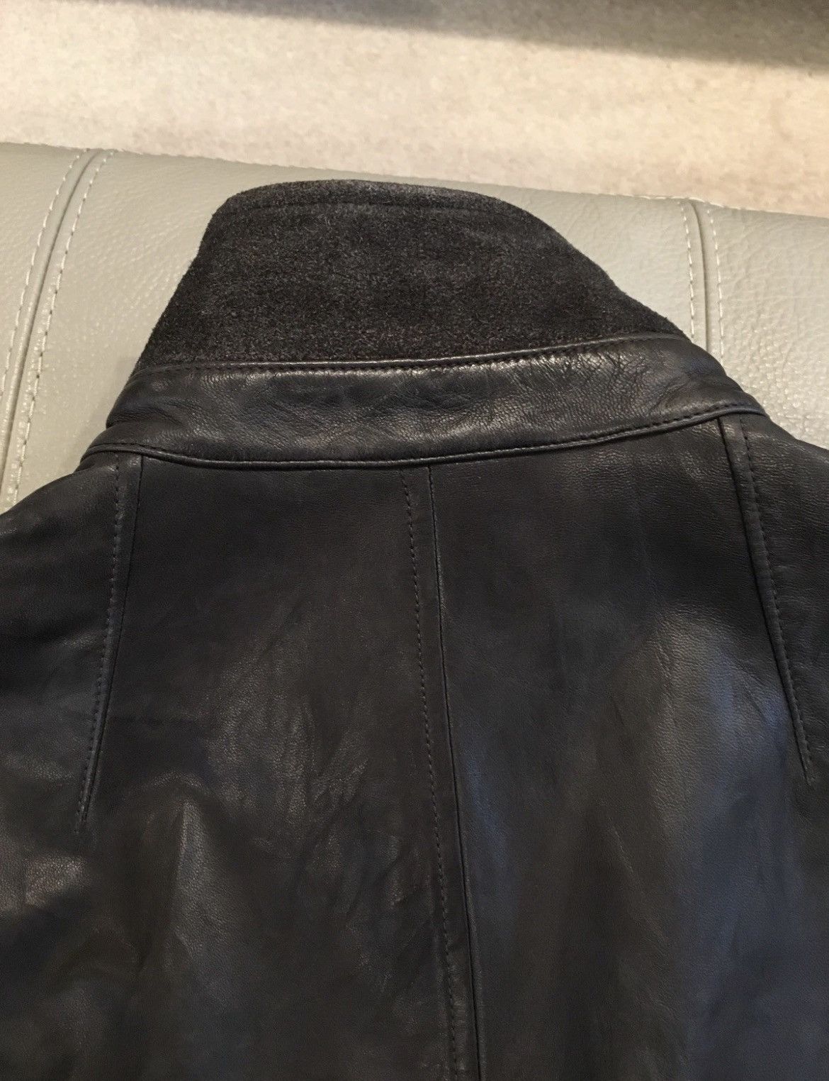 John Varvatos Vintage inspired Leather Jacket EU 46 USA 36. Size US S / EU 44-46 / 1 - 9 Thumbnail