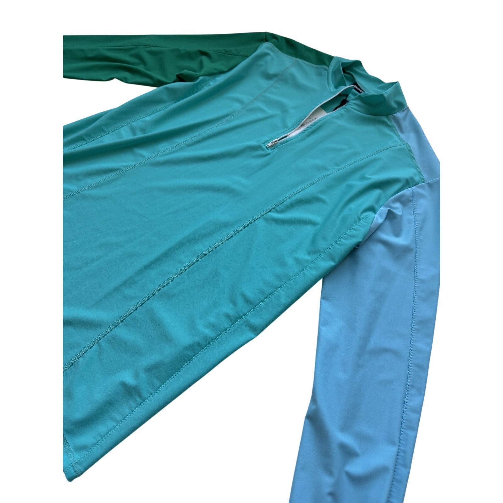Jacquemus Jacquemus Le Haut Cycliste Zip-Up T-Shirt Blue Green Size US L / EU 52-54 / 3 - 3 Thumbnail