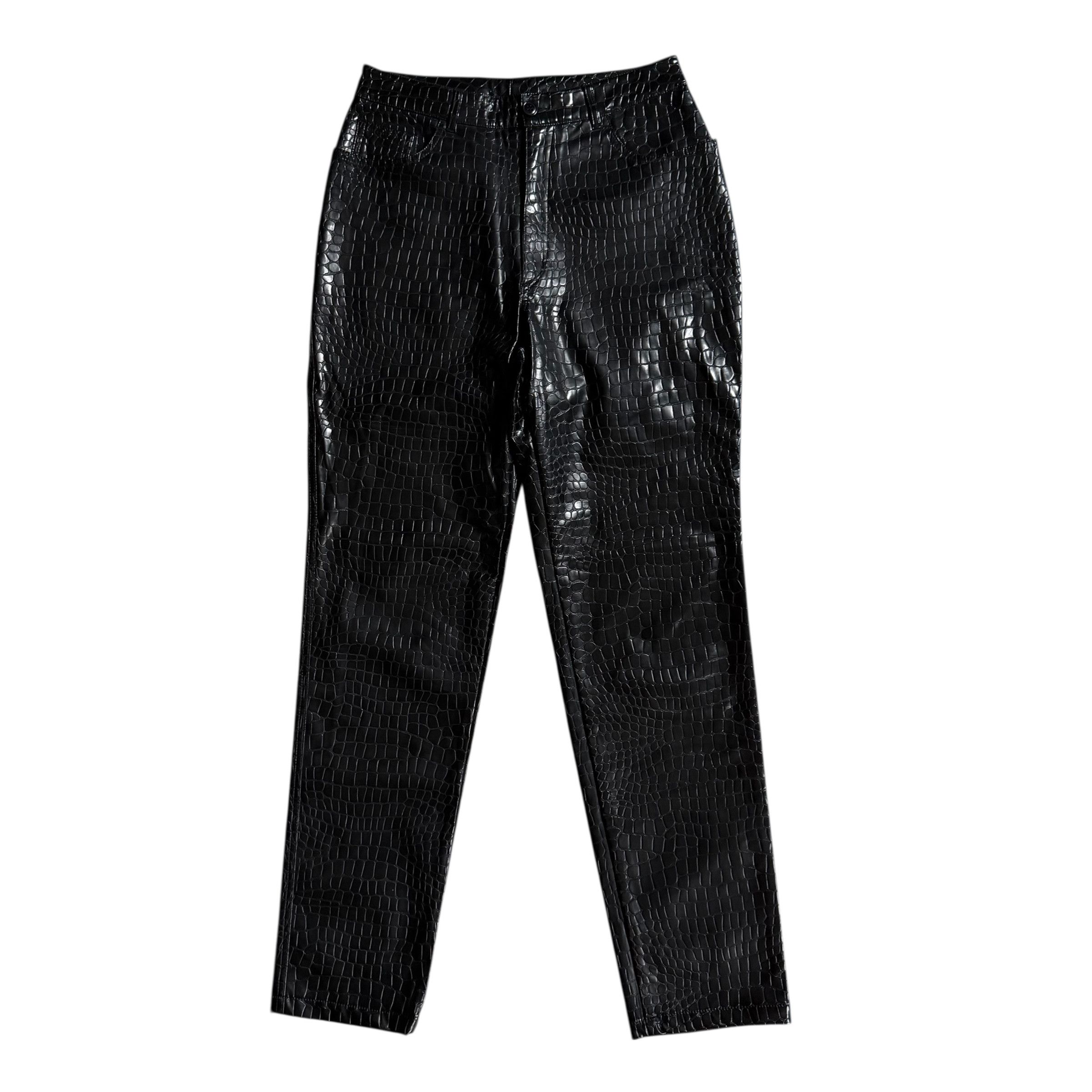 Yves Saint Laurent YVES SAINT LAURENT VINTAGE VINYL PANTS Size US 30 / EU 46 - 1 Thumbnail