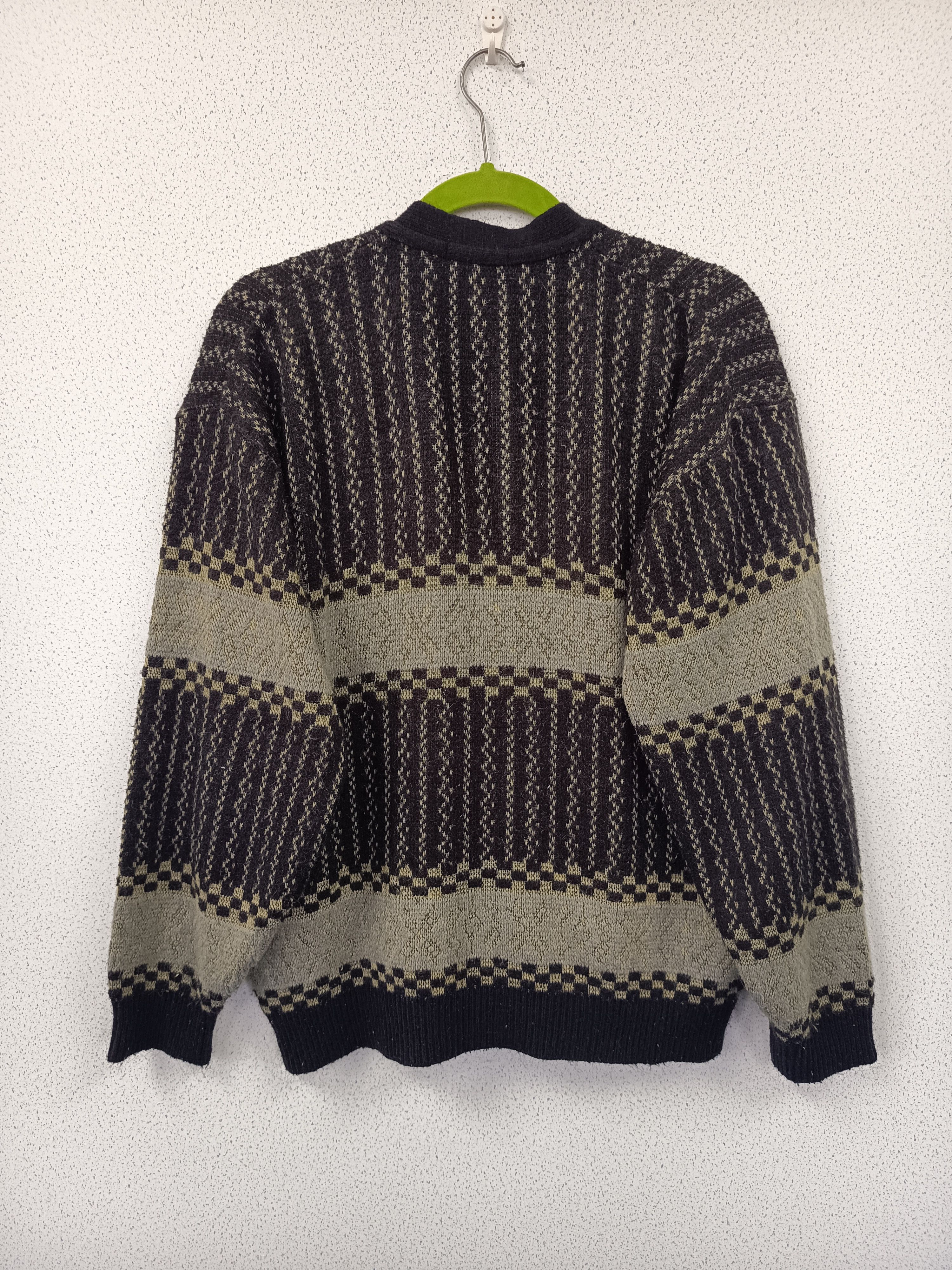 Vintage AlcottHouse Vintage Knit Cardigan – Patterned Retro Style Size US L / EU 52-54 / 3 - 4 Thumbnail