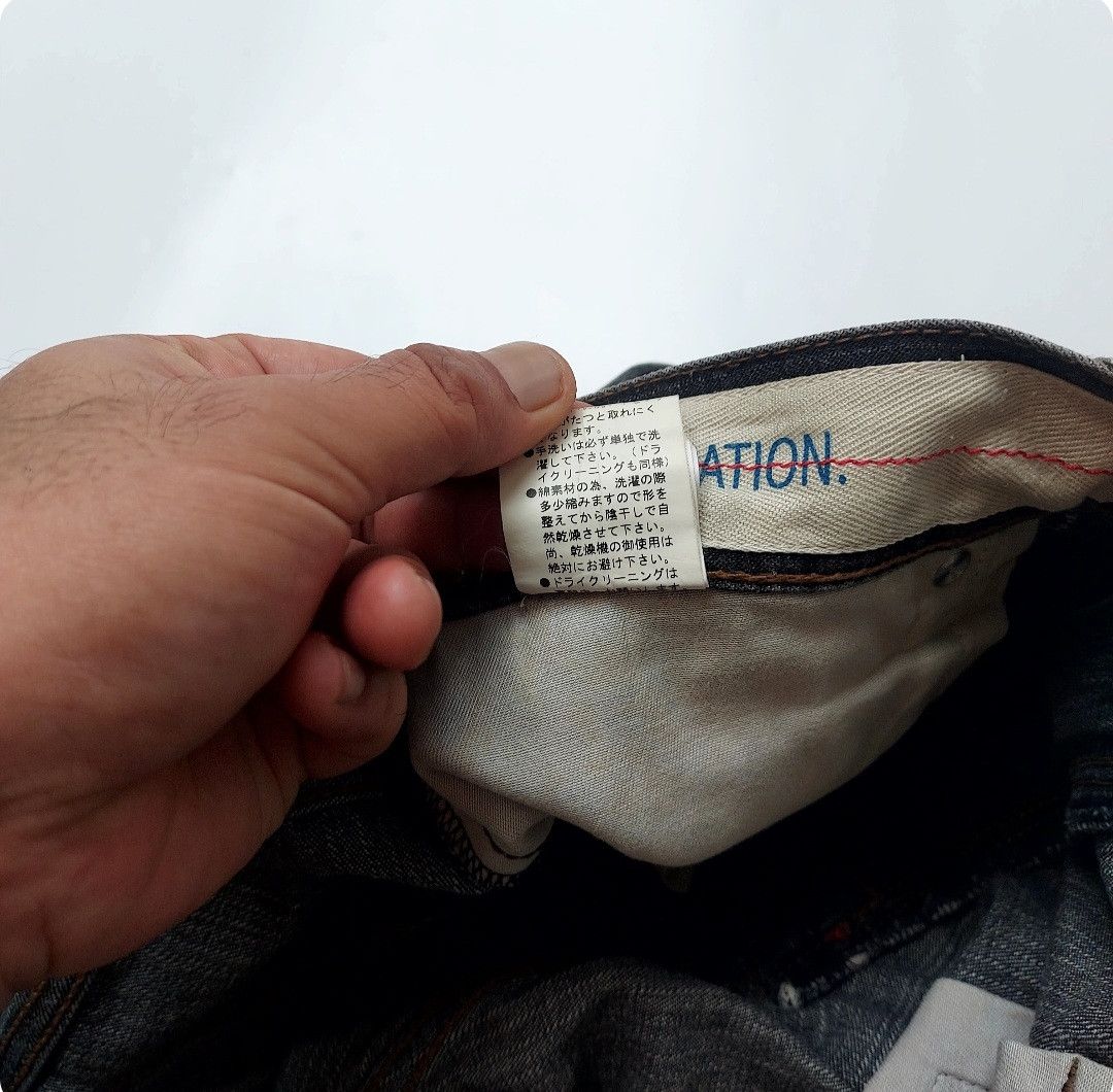Designer × PPFM × Vintage Nice Design🔥Japanes Brand PPFM Anniversary 20Th Denim Pants Size US 32 / EU 48 - 11 Thumbnail