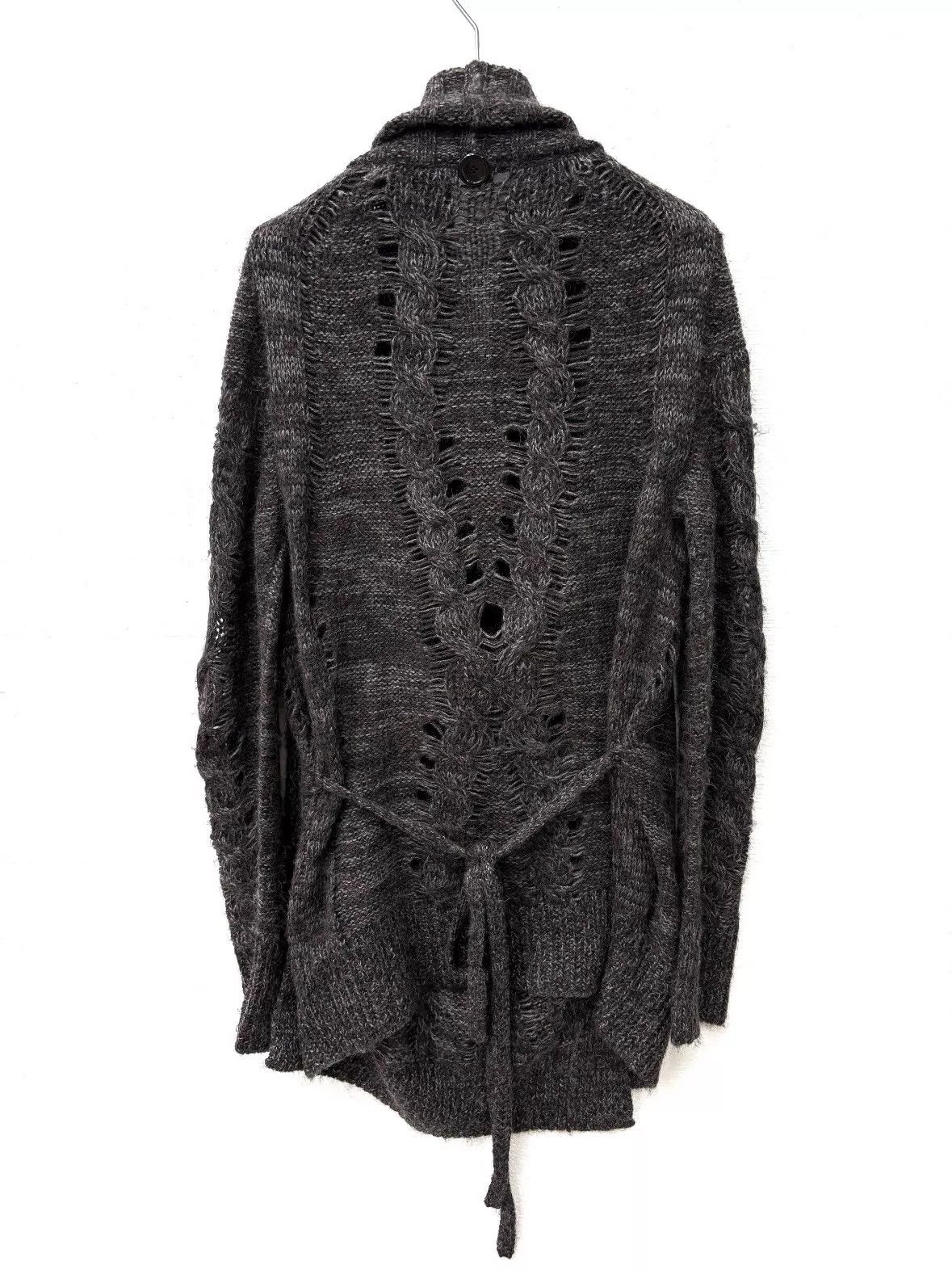 Ann Demeulemeester Ann Demeulemeester 10AW mixed color sweater cardigan 36 Size XS / US 0-2 / IT 36-38 - 2 Thumbnail