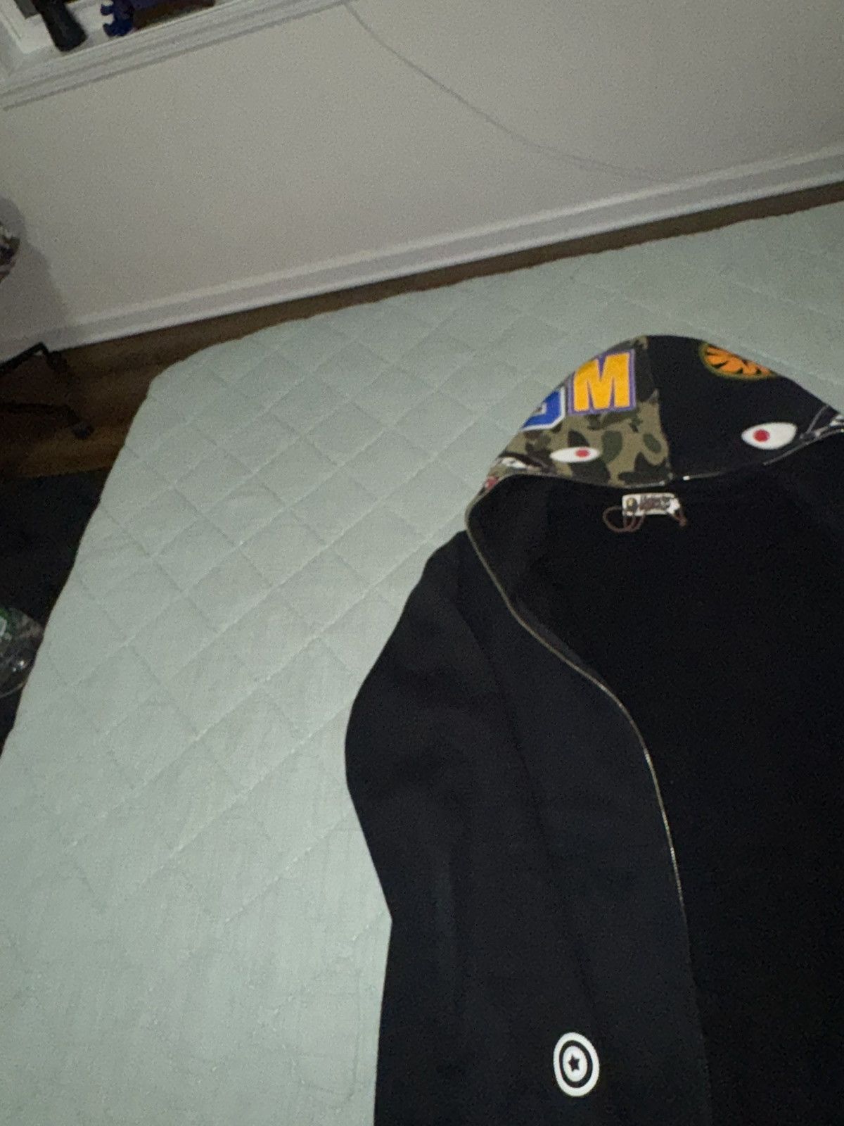 Bape BAPE Applique Shark Full Zip Hoodie Size US M / EU 48-50 / 2 - 3 Thumbnail