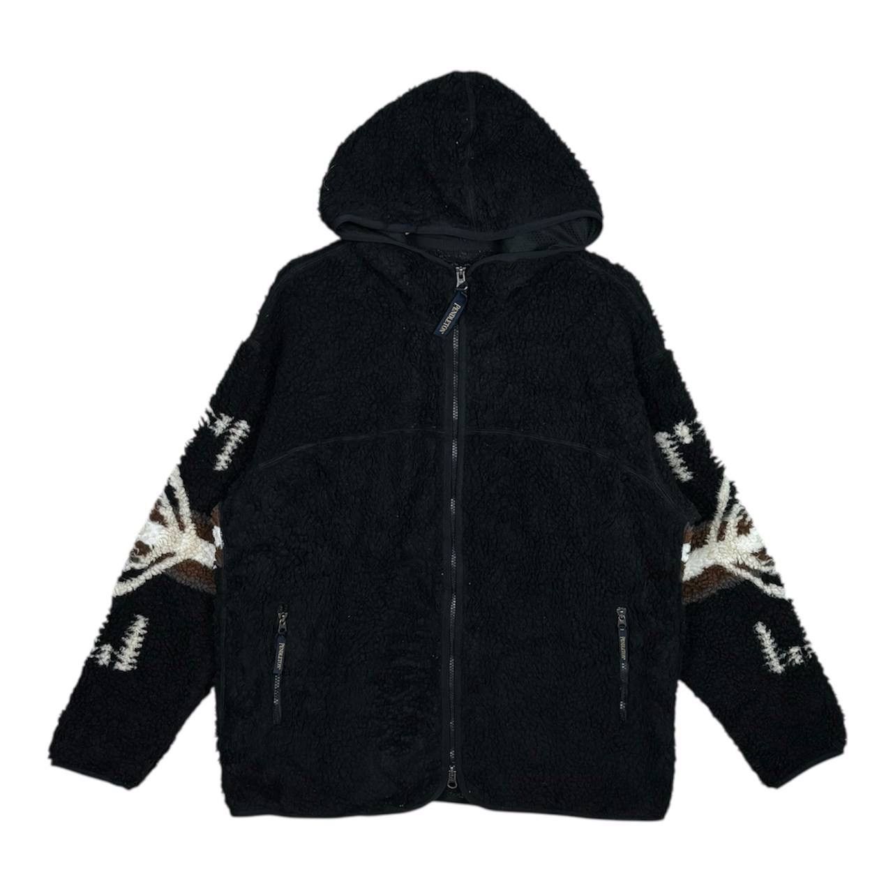Pendleton PENDLETON Black Boa Sherpa Native Cross Fleece Hoodie Jacket Size US L / EU 52-54 / 3 - 2 Thumbnail