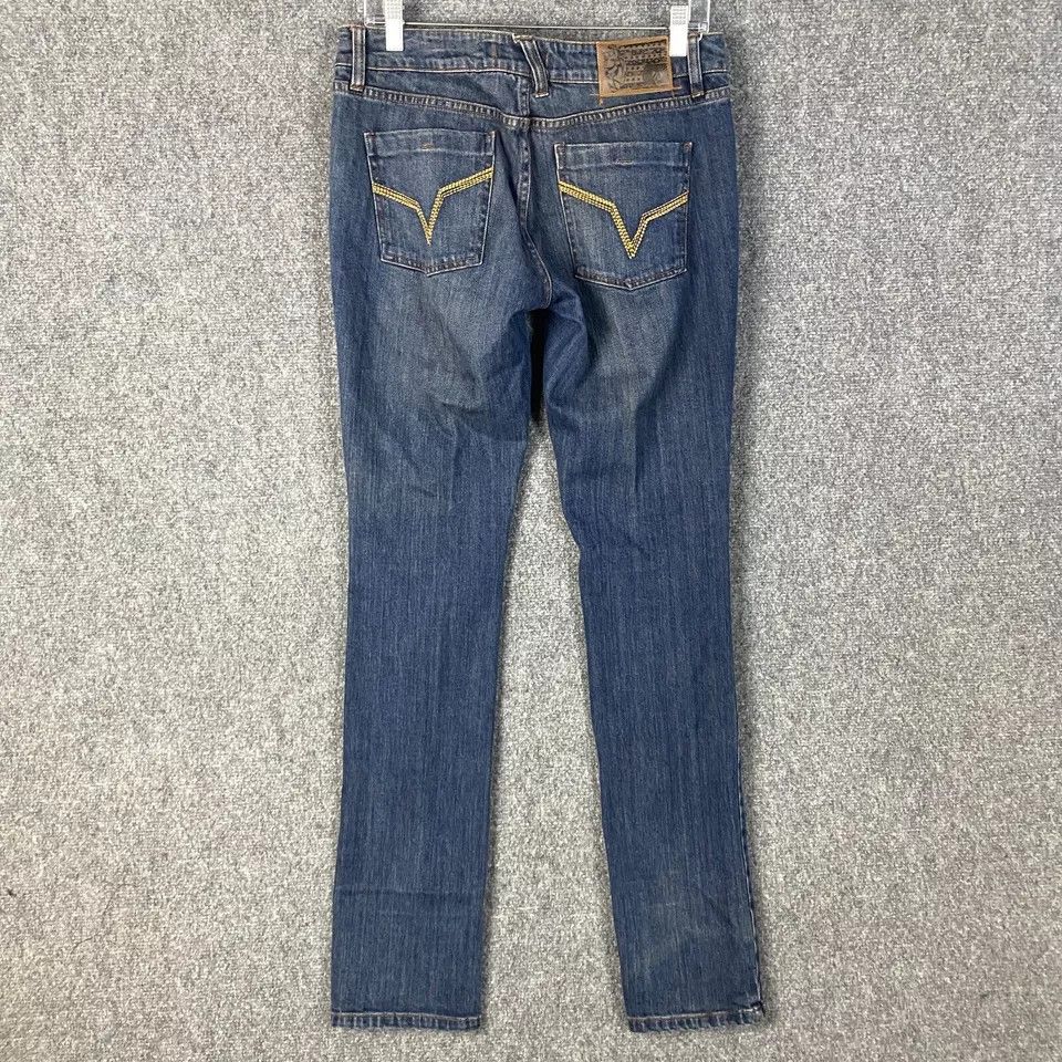 Volcom Volcom Straight Leg Skinny Jeans Women's 9 Denim Cotton Size 31" - 5 Thumbnail