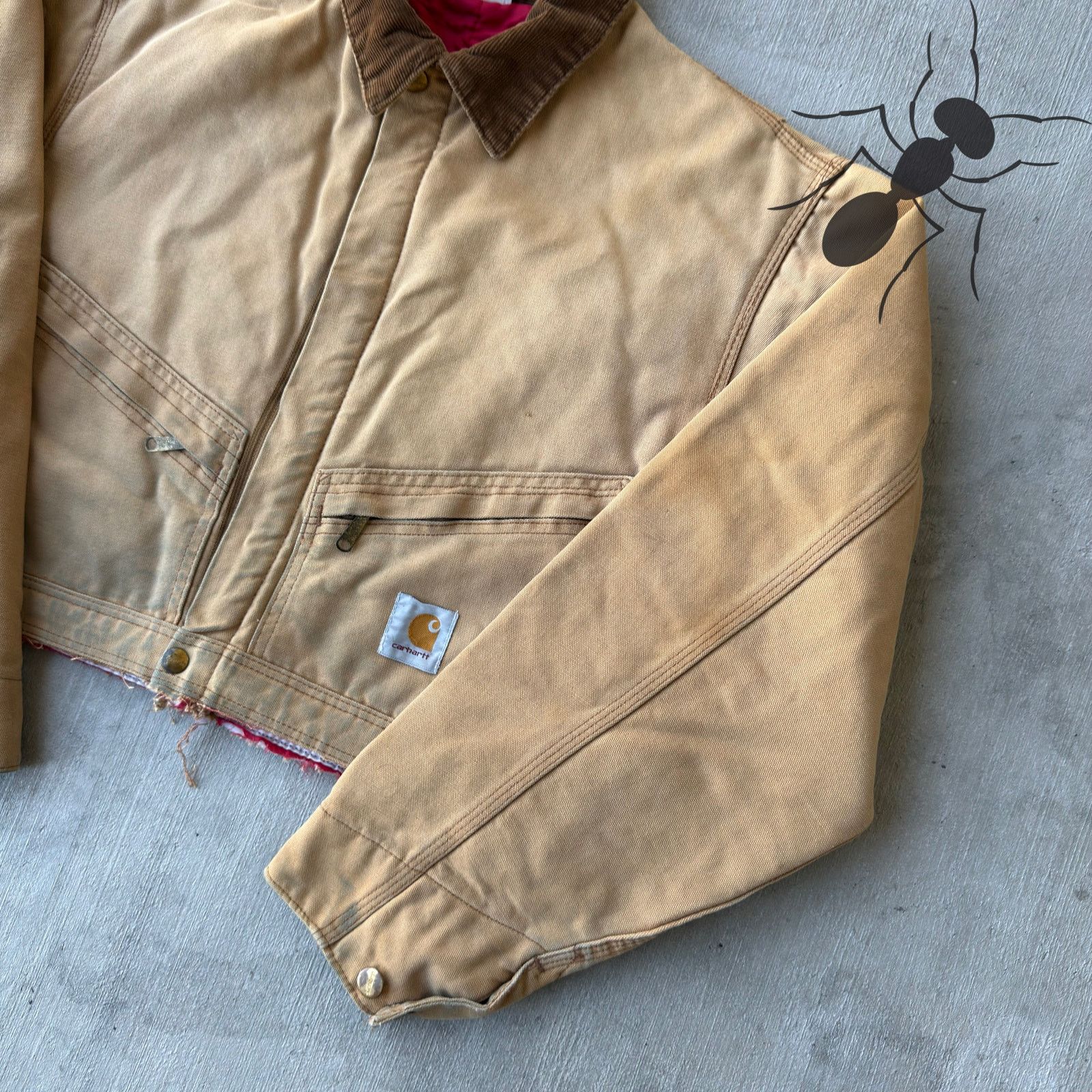 Carhartt × Vintage Carhartt brown cropped Detroit style work wear jacket Size US M / EU 48-50 / 2 - 4 Thumbnail