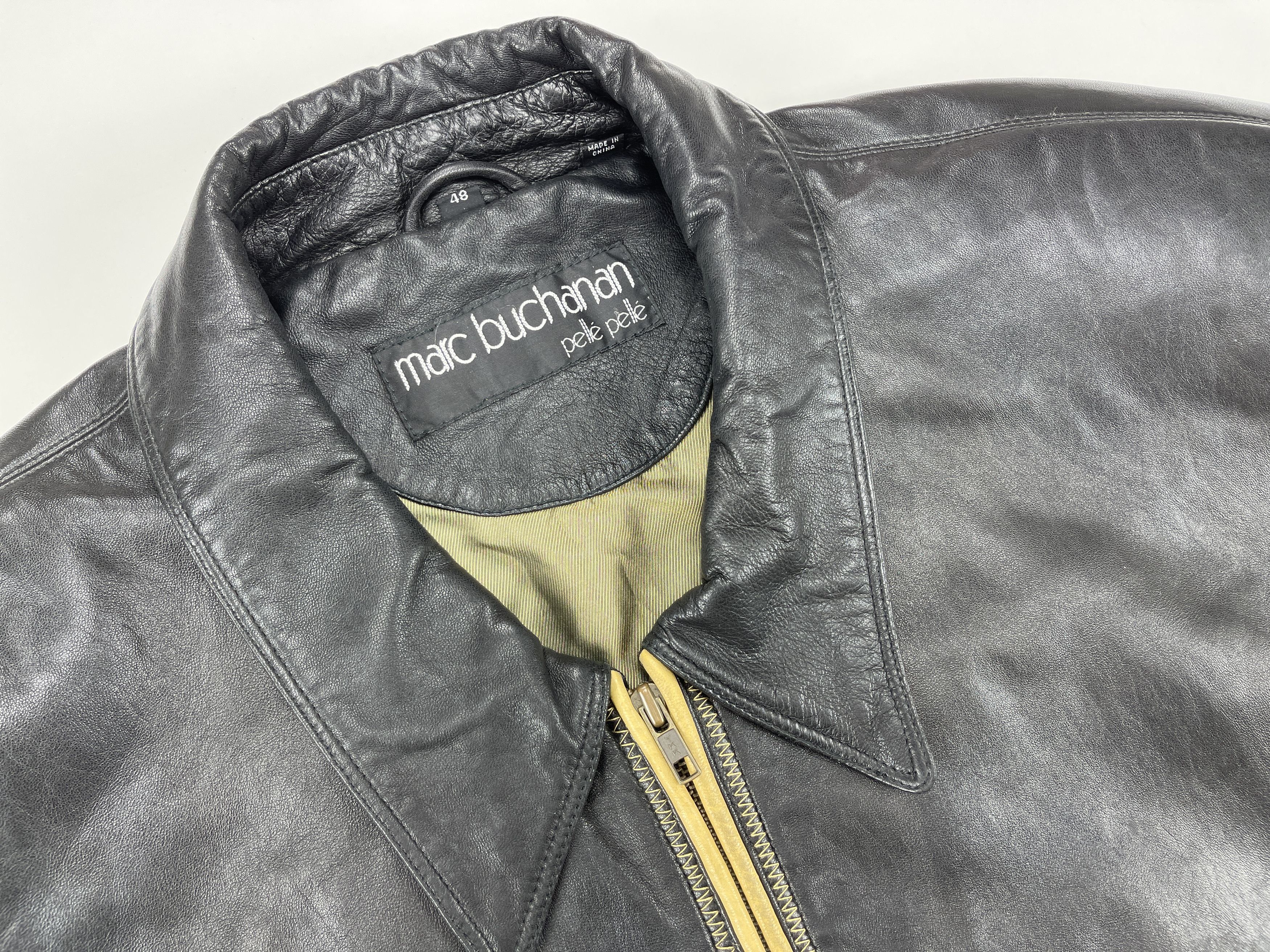 Pelle Pelle Pelle Pelle leather jacket Soda Club vintage Marc Buchanan L Size US L / EU 52-54 / 3 - 16 Thumbnail