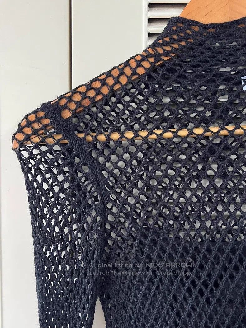 Dior Dior Hollow-knit high-necked long sleeves Size XXS / US 00 / IT 34 - 4 Thumbnail