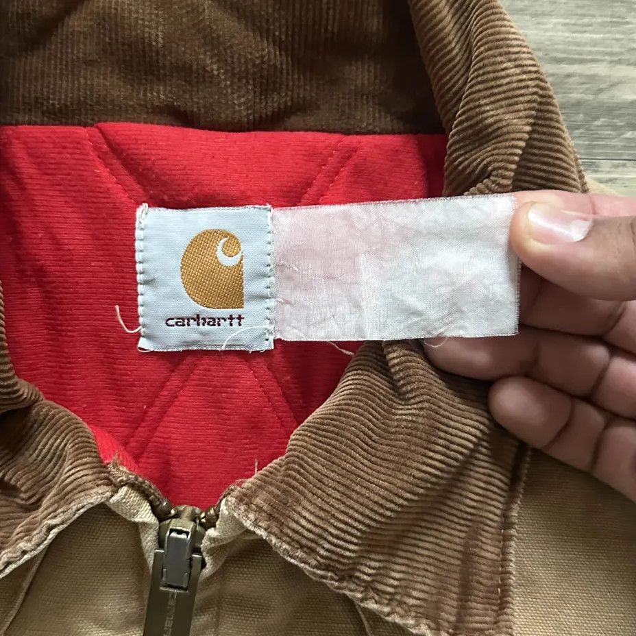 Carhartt Vintage Carhartt J13 BRN Santa Fe Red Duck Lining Jacket Size US S / EU 44-46 / 1 - 4 Thumbnail