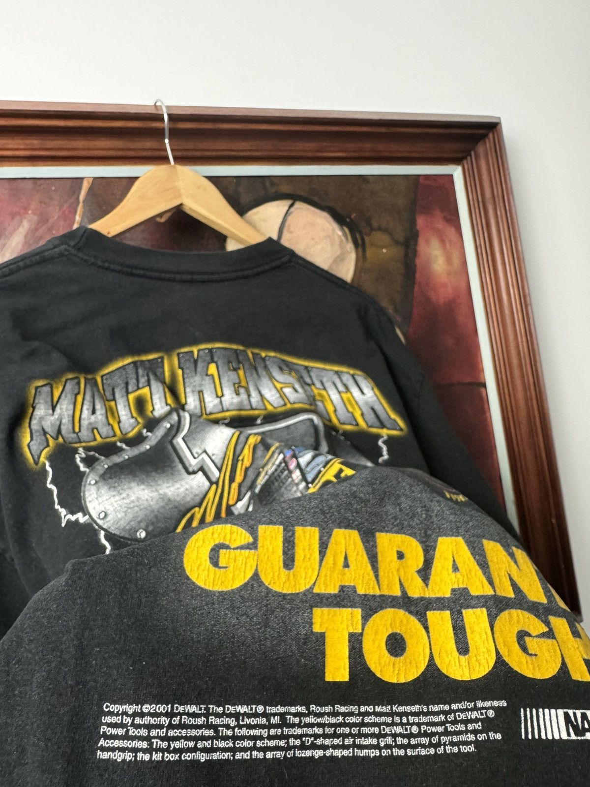 NASCAR Vintage NASCAR Matt Kenseth Y2K Og Racing Tee Ford Size US L / EU 52-54 / 3 - 3 Thumbnail