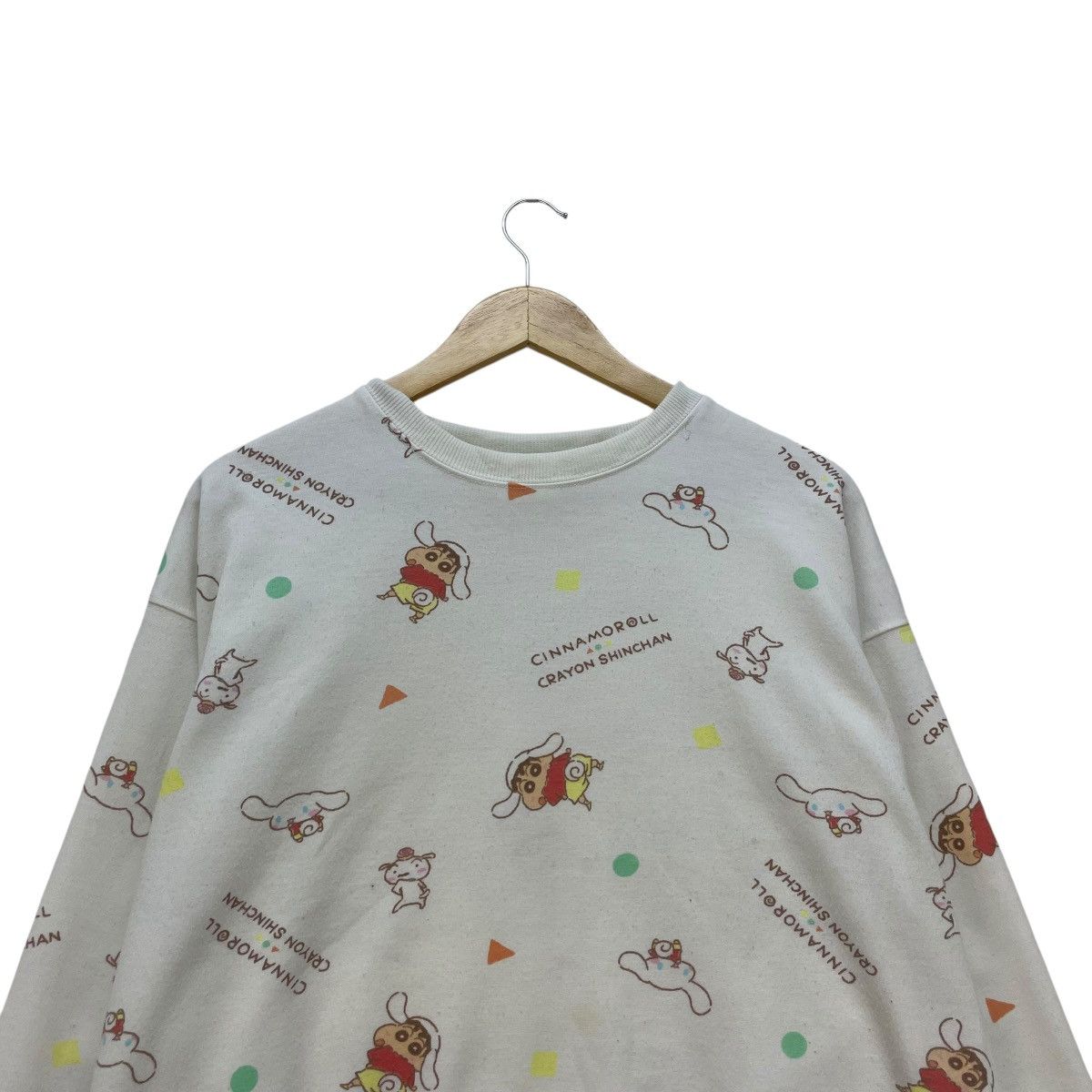 Anime 💥Vintage Crayon Shinchan Fullprint Monogram Sweatshirt Size US M / EU 48-50 / 2 - 3 Thumbnail